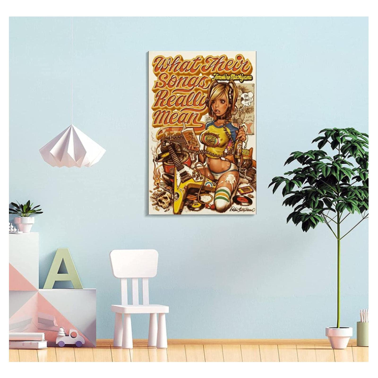 Amazon.co.jp: Qqwer ロッキンジェリービーンポスターとプリント