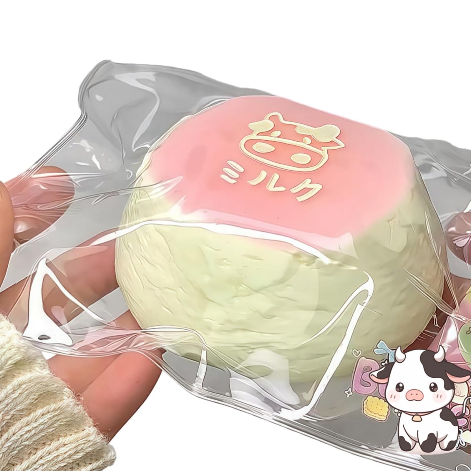 Amazon.co.jp: Tbfyou ペタペタスクイーズ、スクイーズケーキおもちゃ