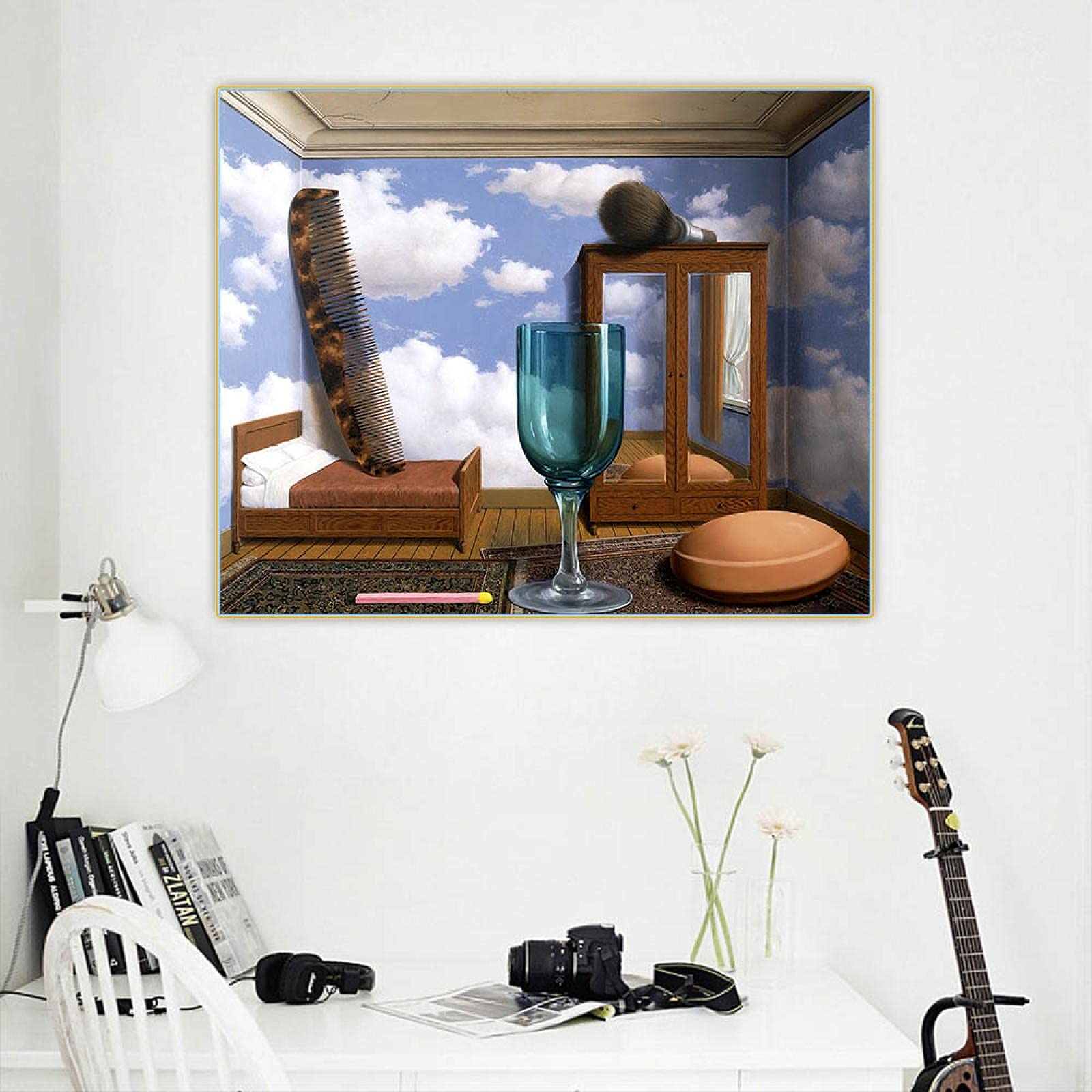 Amazon.co.jp: ルネマグリット「個人的価値、1952年」シュルレアリスム