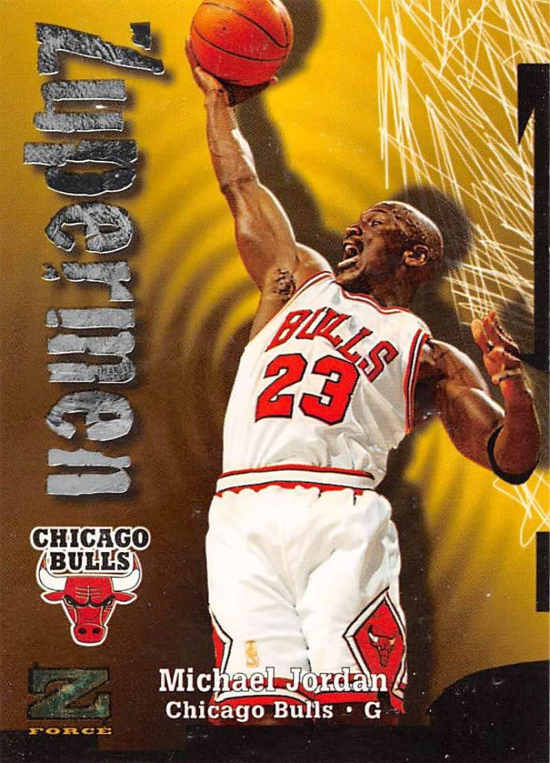 Amazon.com: 1997-98 Z-Force Basketball #190 Michael Jordan Chicago