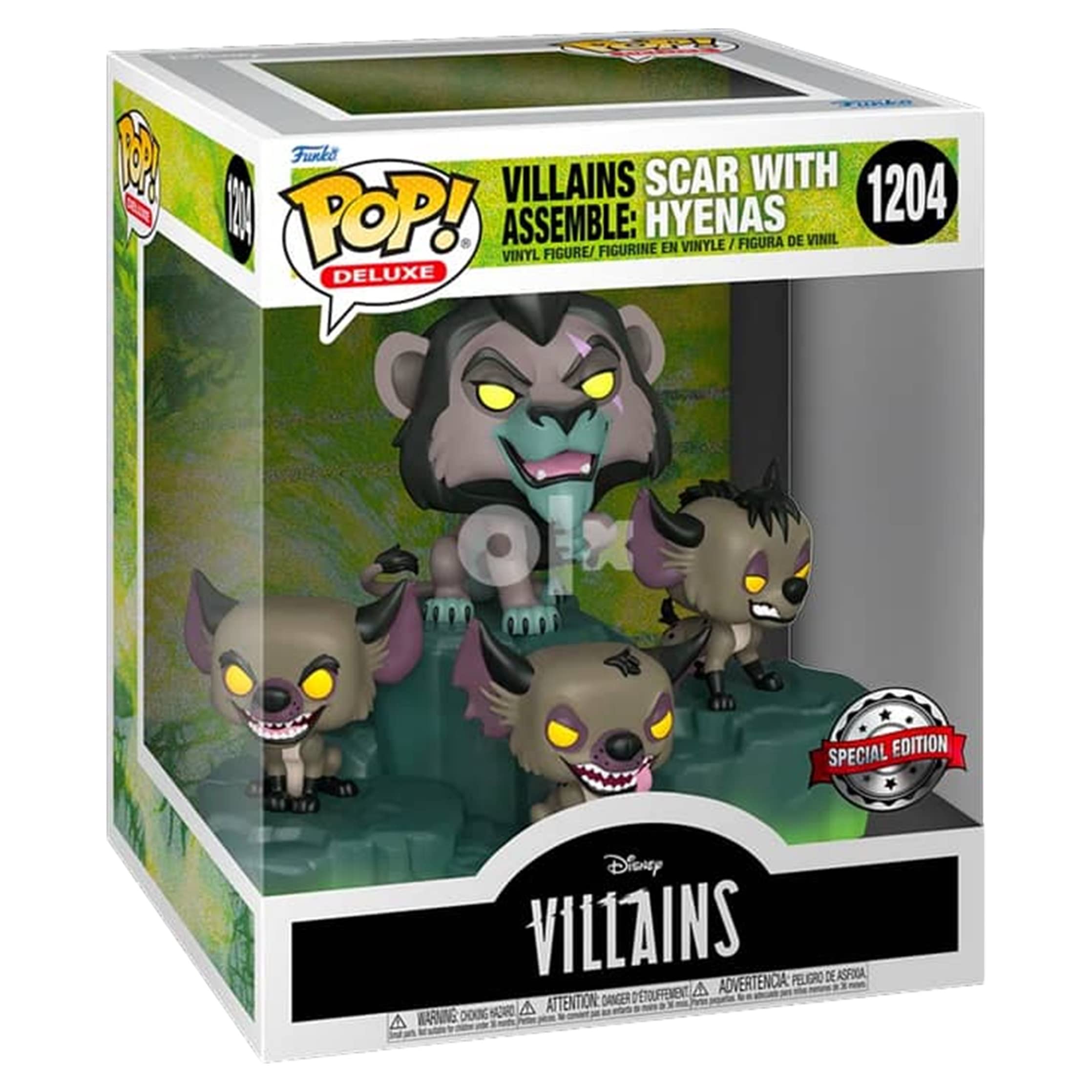 Funko Moments Disney The Lion King Pop! Deluxe Scar with Hyenas