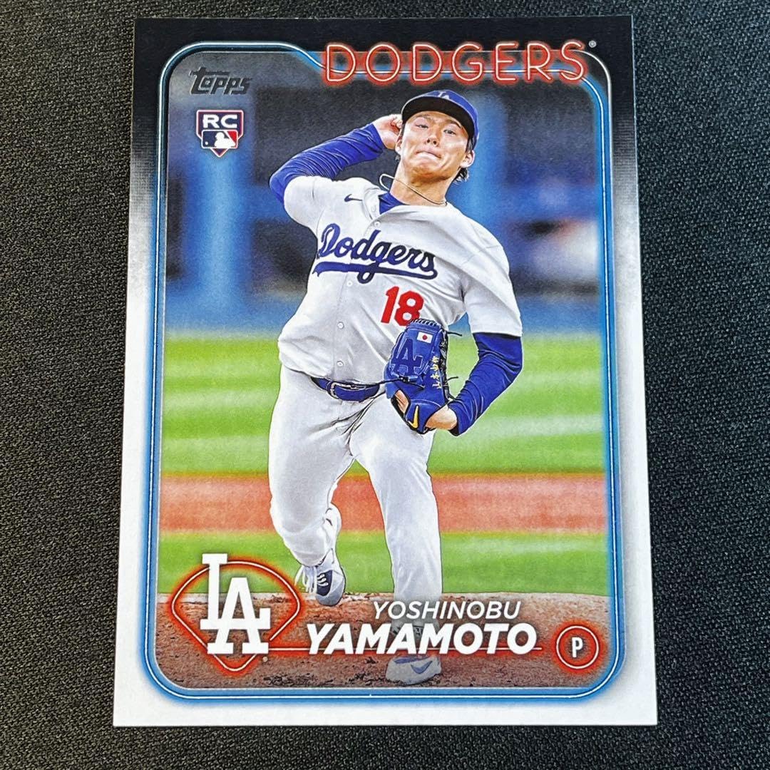 Amazon.co.jp: 2024 Topps Series 2 山本由伸 No.553 ルーキーカード