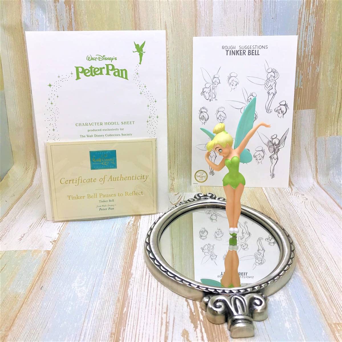 定価6万円☆WDCC ピーターパン ティンカーベル Tinker Bell 鏡