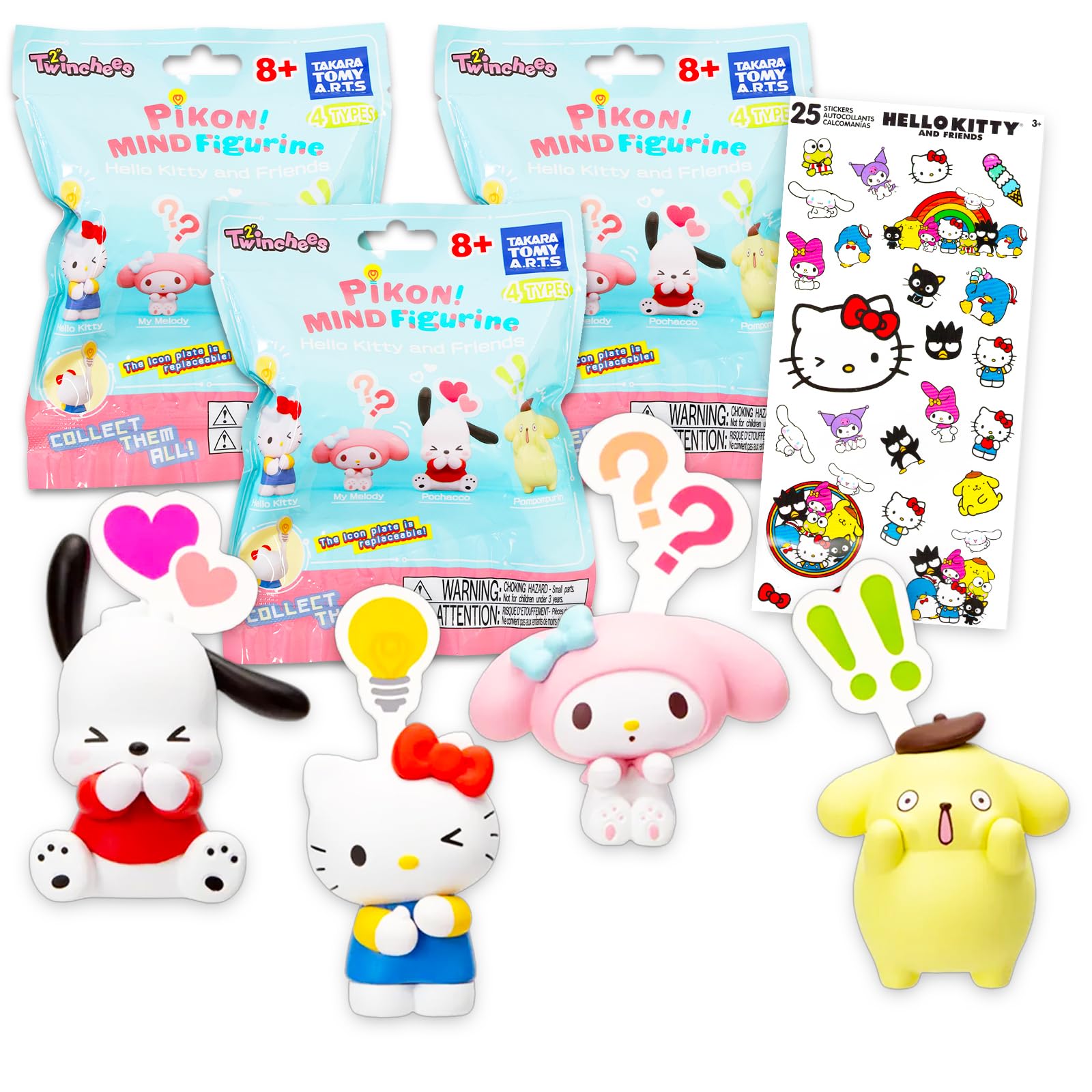 Amazon.com: Hello Kitty Blind Bag Party Favors 3 Pack – Sanrio