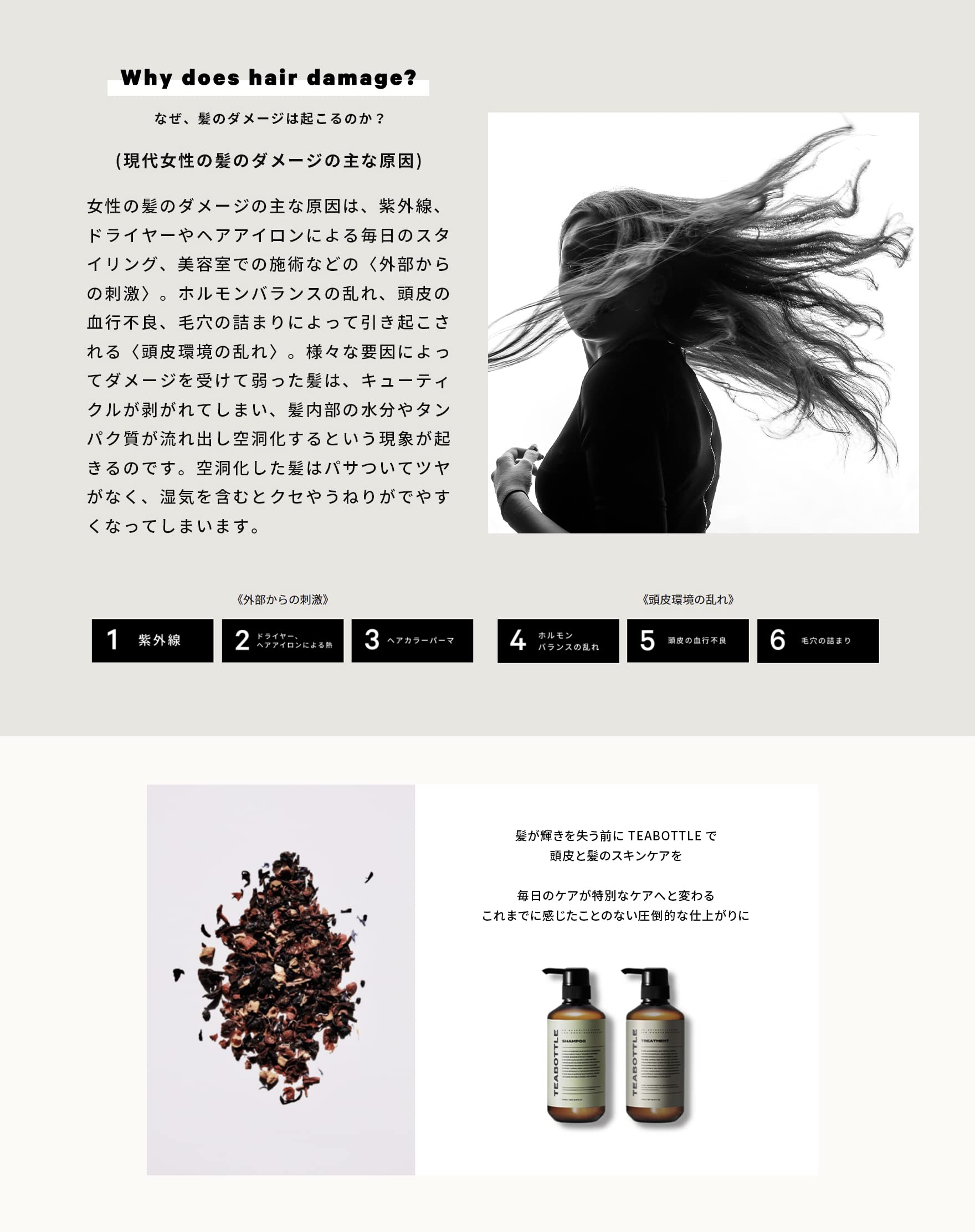 Amazon | TEABOTTLE（ティーボトル）シャンプー＆トリートメントセット