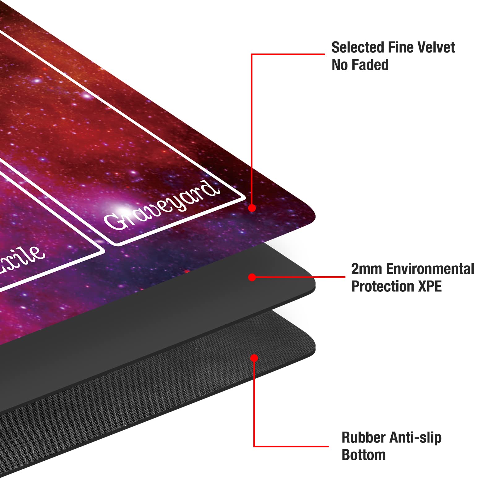 Amazon | Biouai スターリー プレイマット MTG マジック・ザ