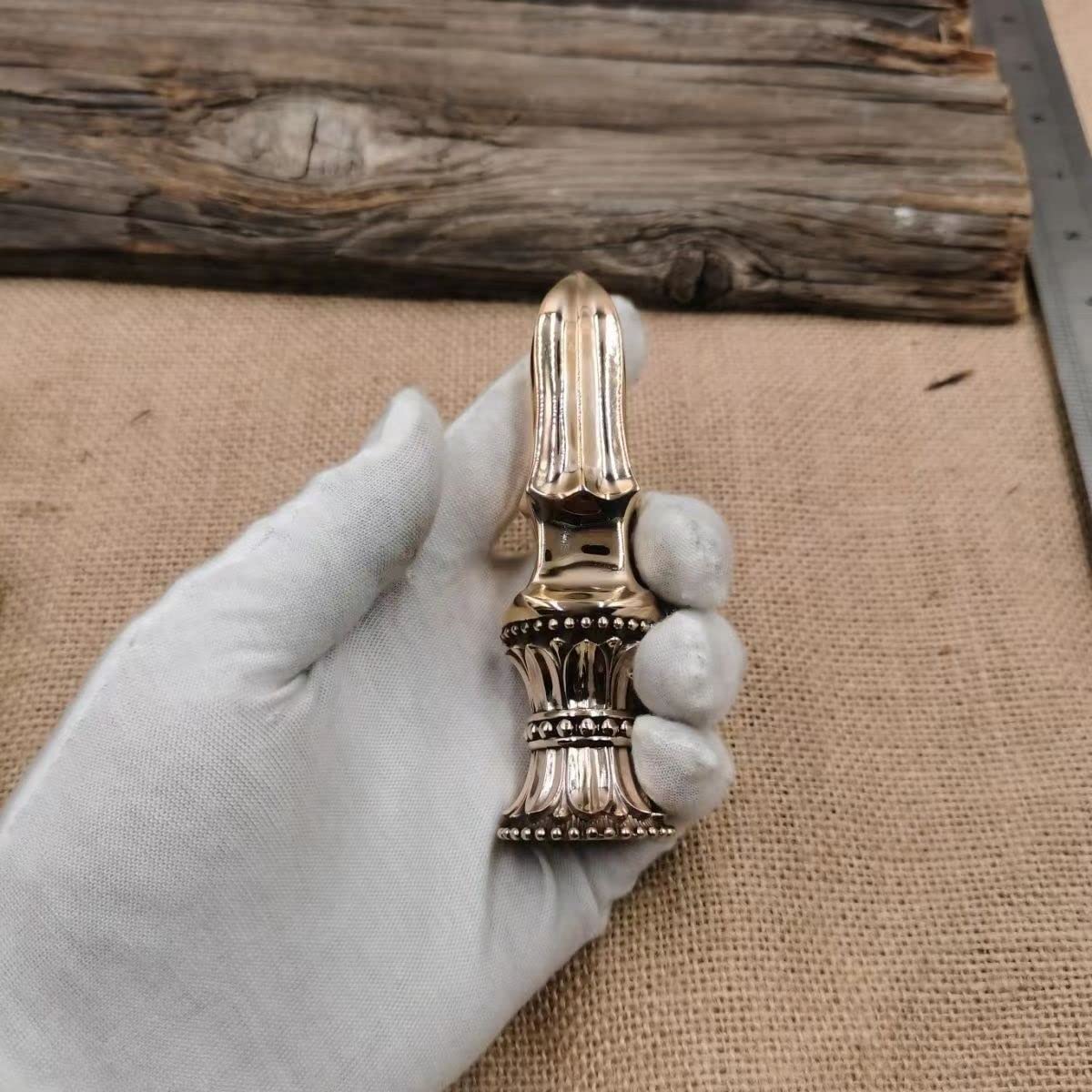 Amazon｜密教法具 寺院用仏具 独鈷杵 不動明王独鈷杵 金剛杵 内部蔵