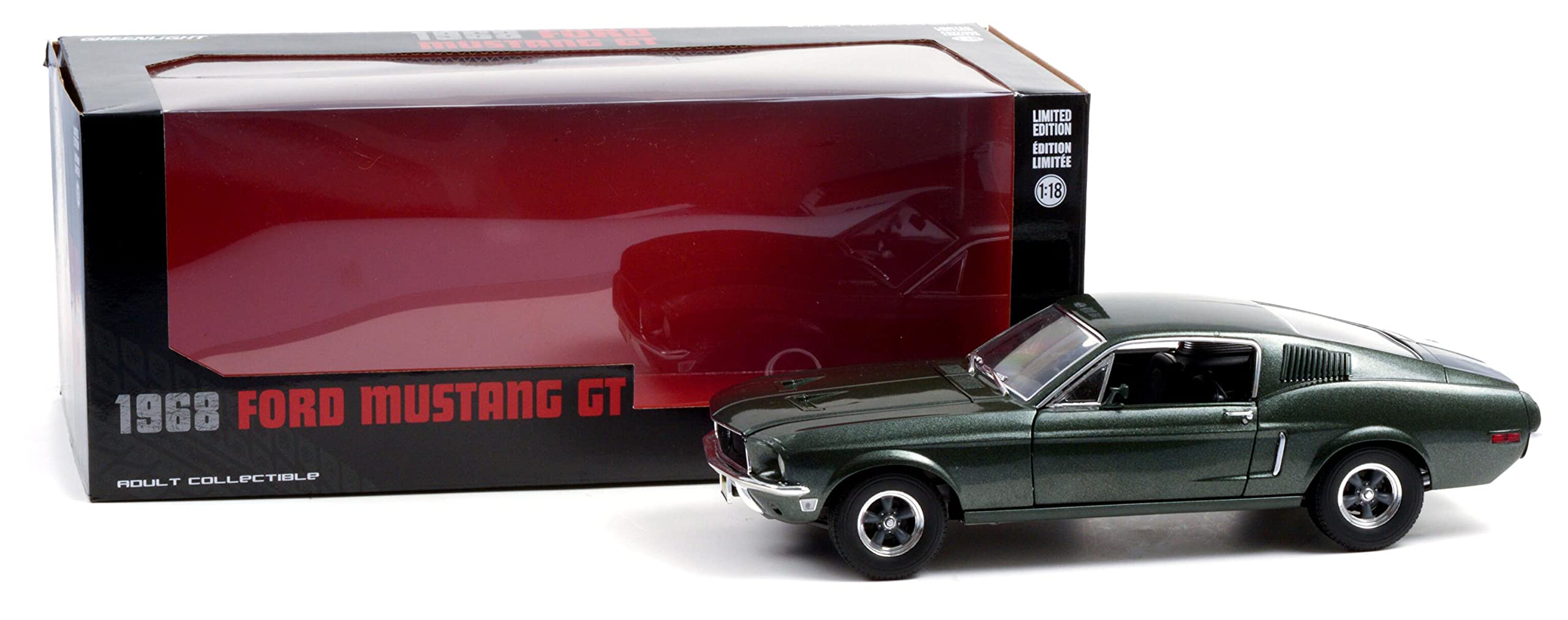 Amazon.com: Greenlight 1968 Ford Mustang GT Fastback Highland