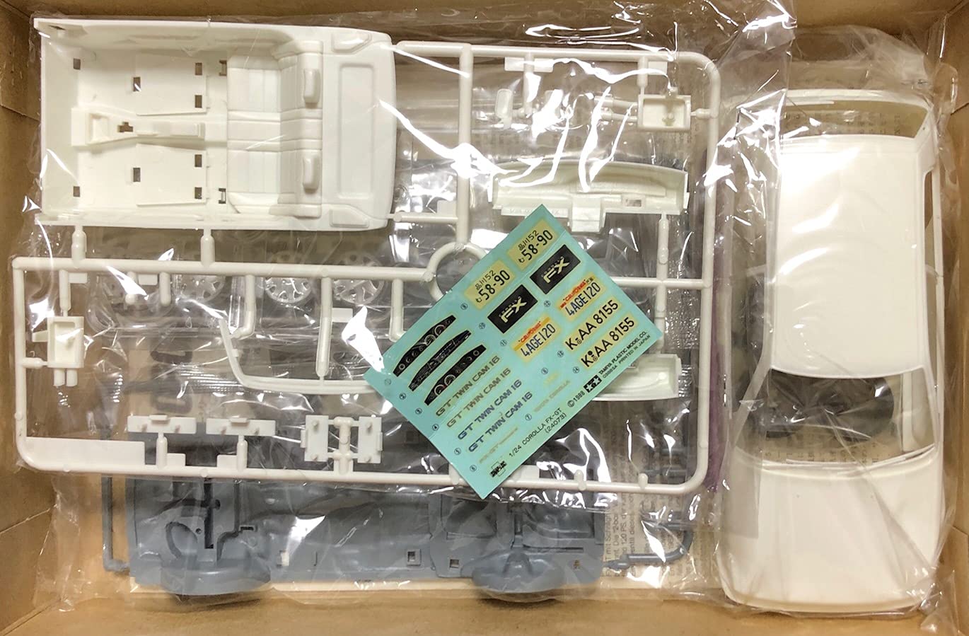 Amazon | タミヤ 1/24 トヨタ カローラFX-GT (1／24 スポーツカー
