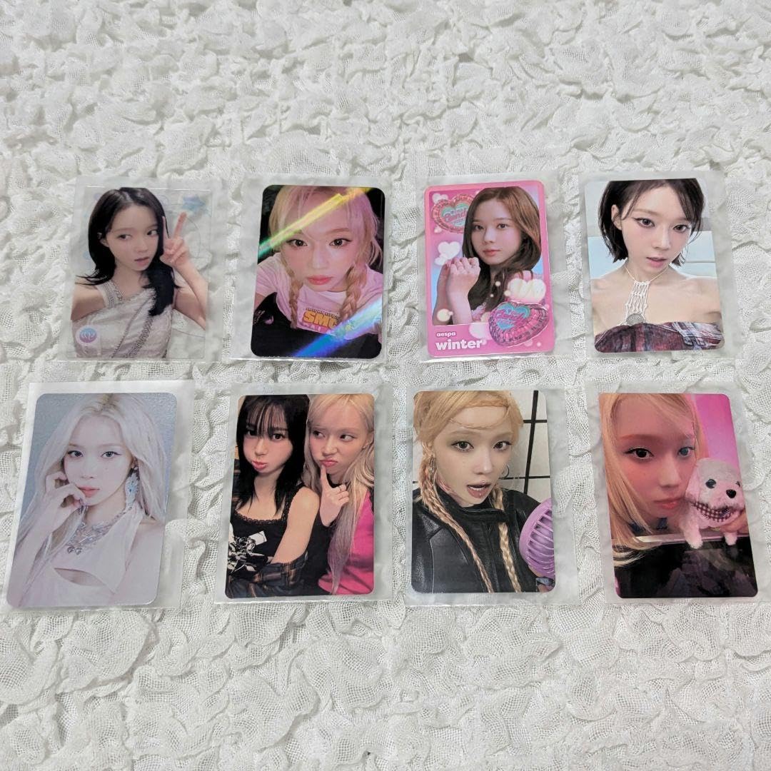 Amazon.co.jp: aespa ウィンター トレカ 8枚セット MYJ FC 入会 継続