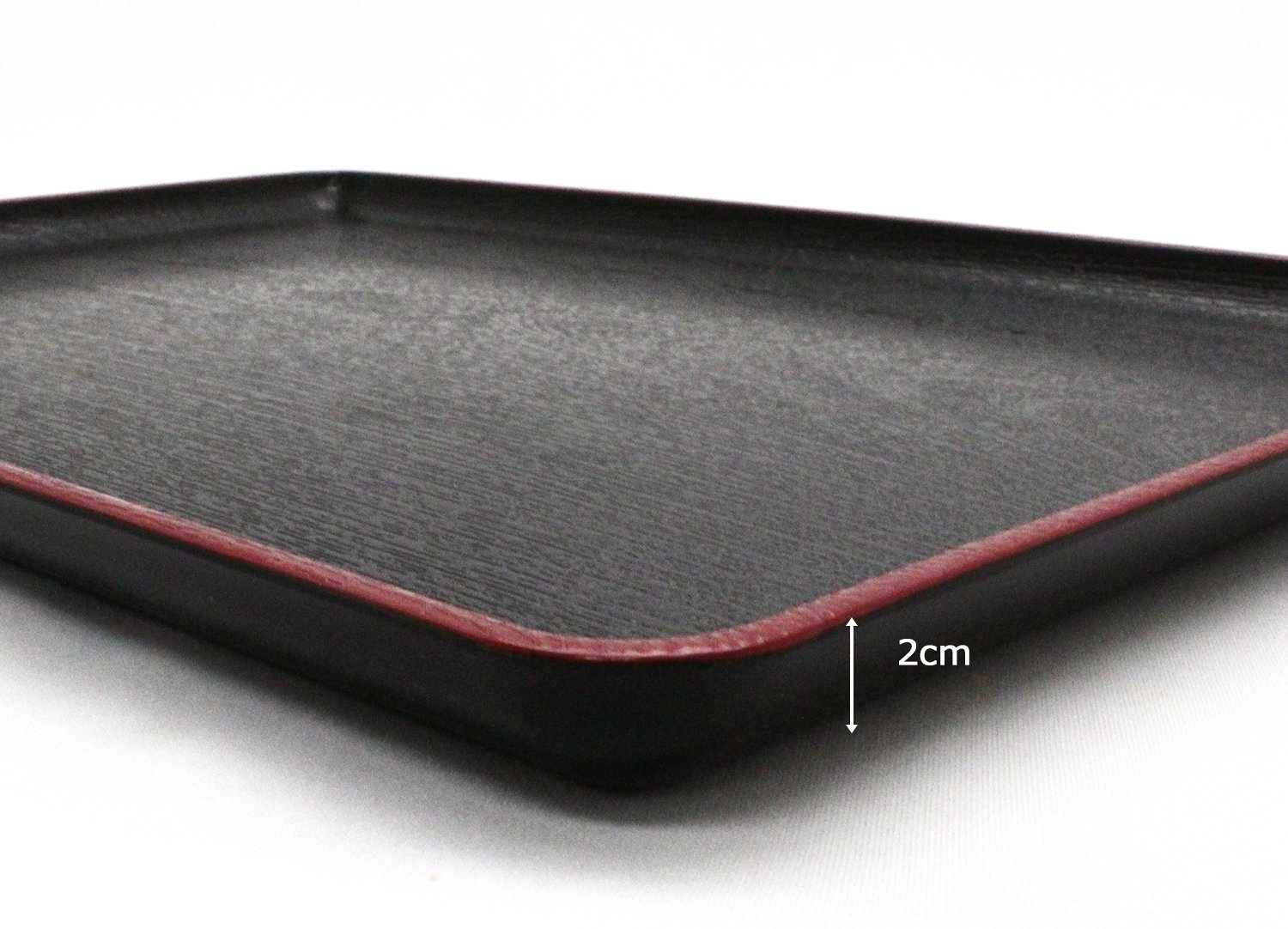 Amazon｜イシダ(Ishida) 日本製 お盆 えびす 黒天朱 尺4寸 トレイ