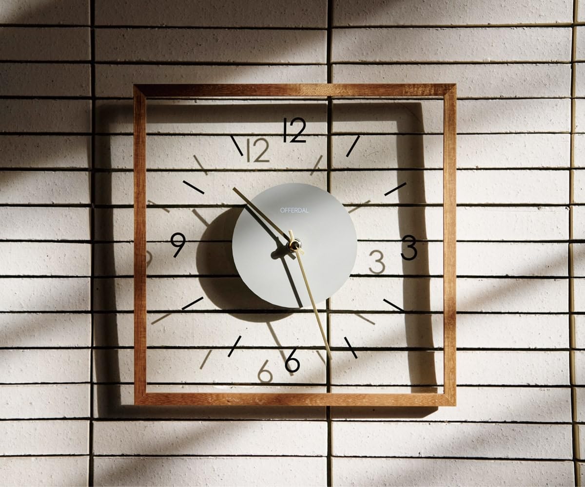 Amazon.co.jp: インターフォルム 掛け時計 CL-4424BN ラトゥリ