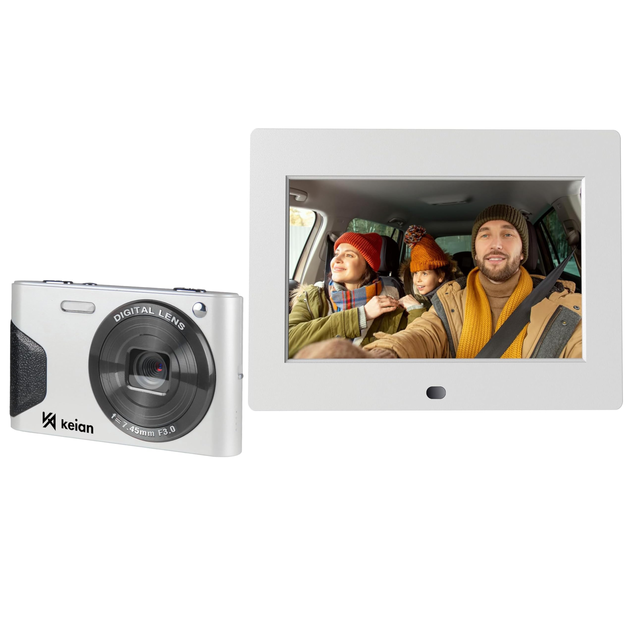 Amazon | KEIAN コンパクトデジカメ＋7インチデジタルフォトフレーム2