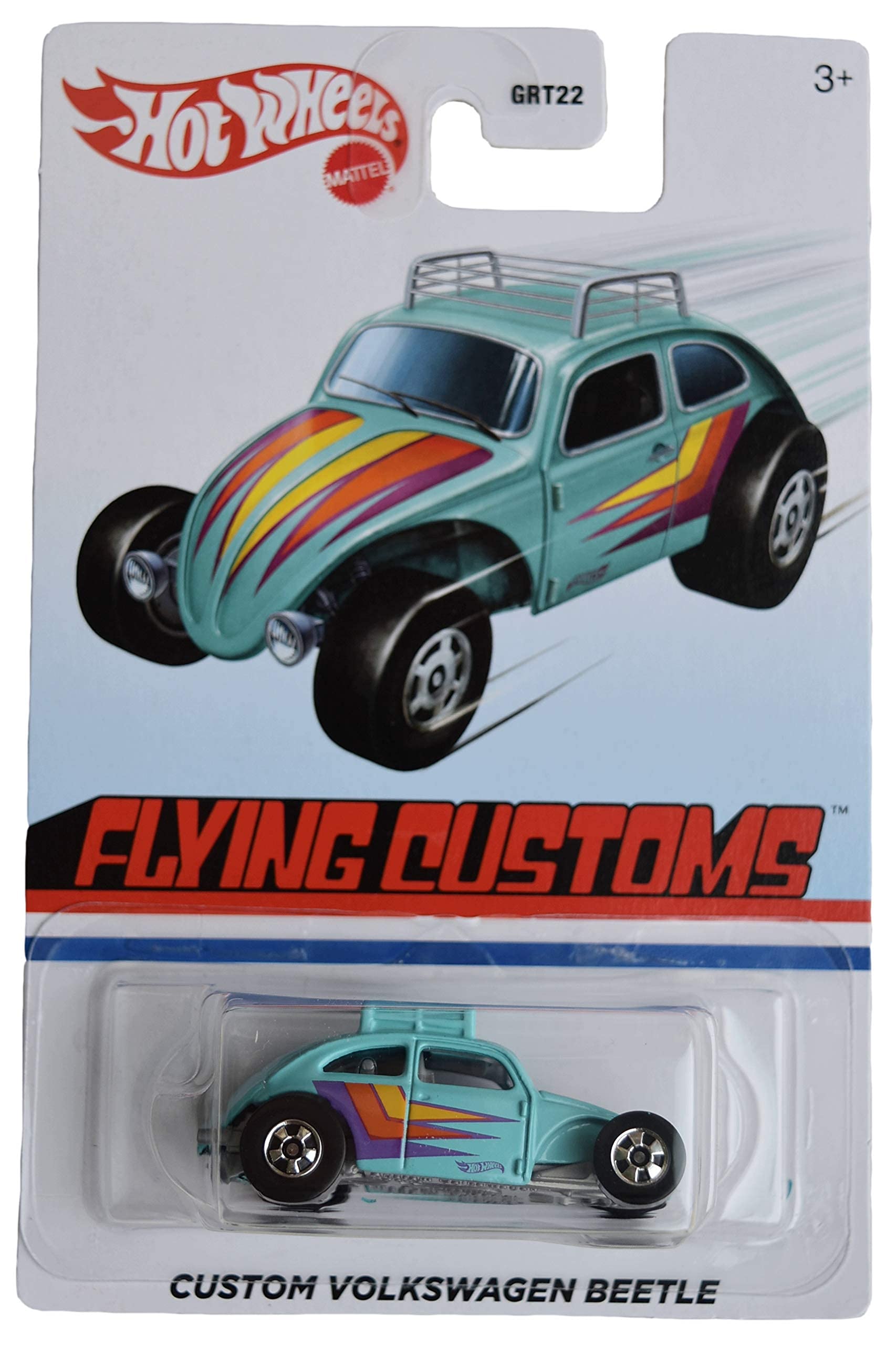 Amazon.com: Hot Wheels Custom Volkswagen Beetle, [blue] Flying