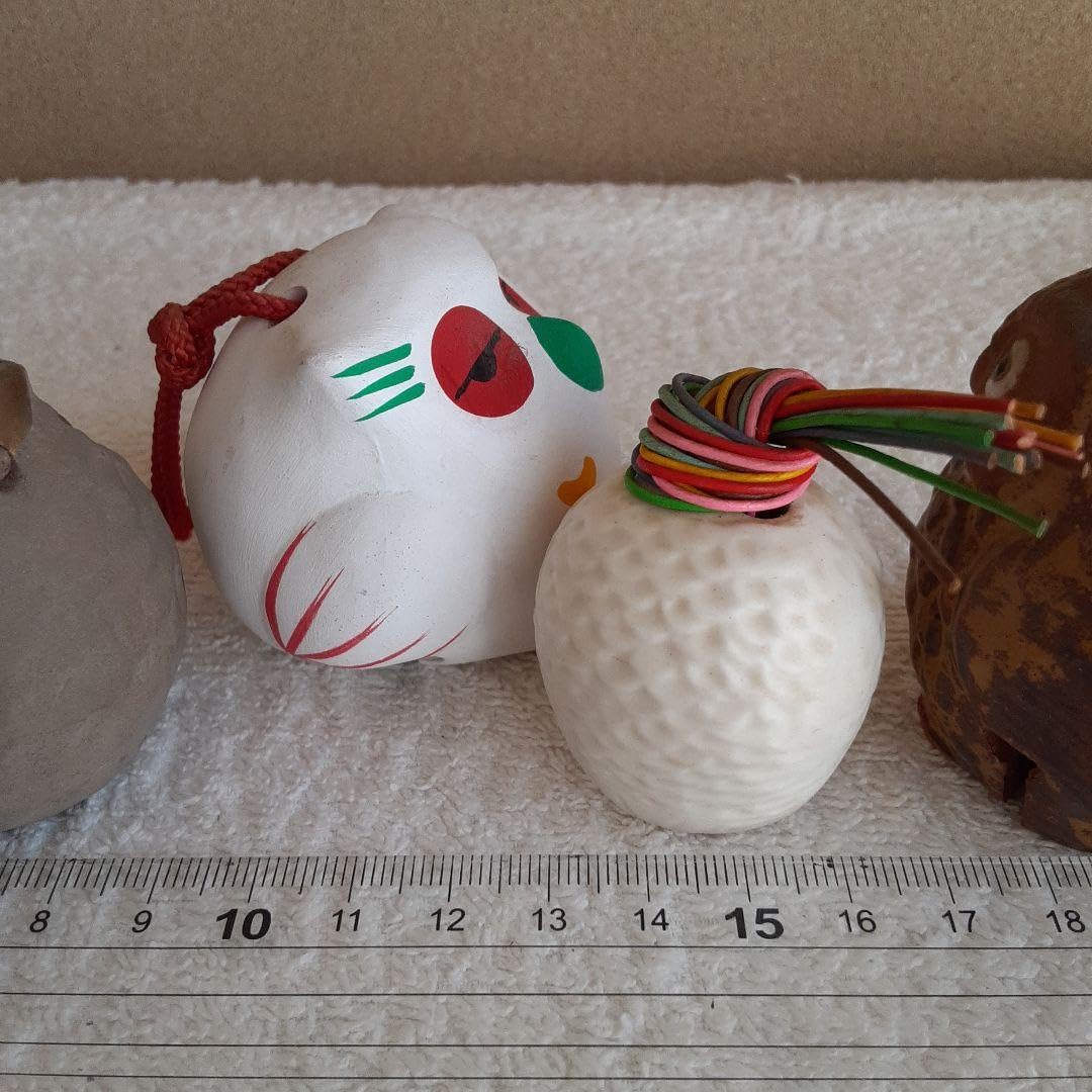 Amazon.co.jp: 鈴 開運招福 邪気祓い 魔除け フクロウ ミミズク 置物