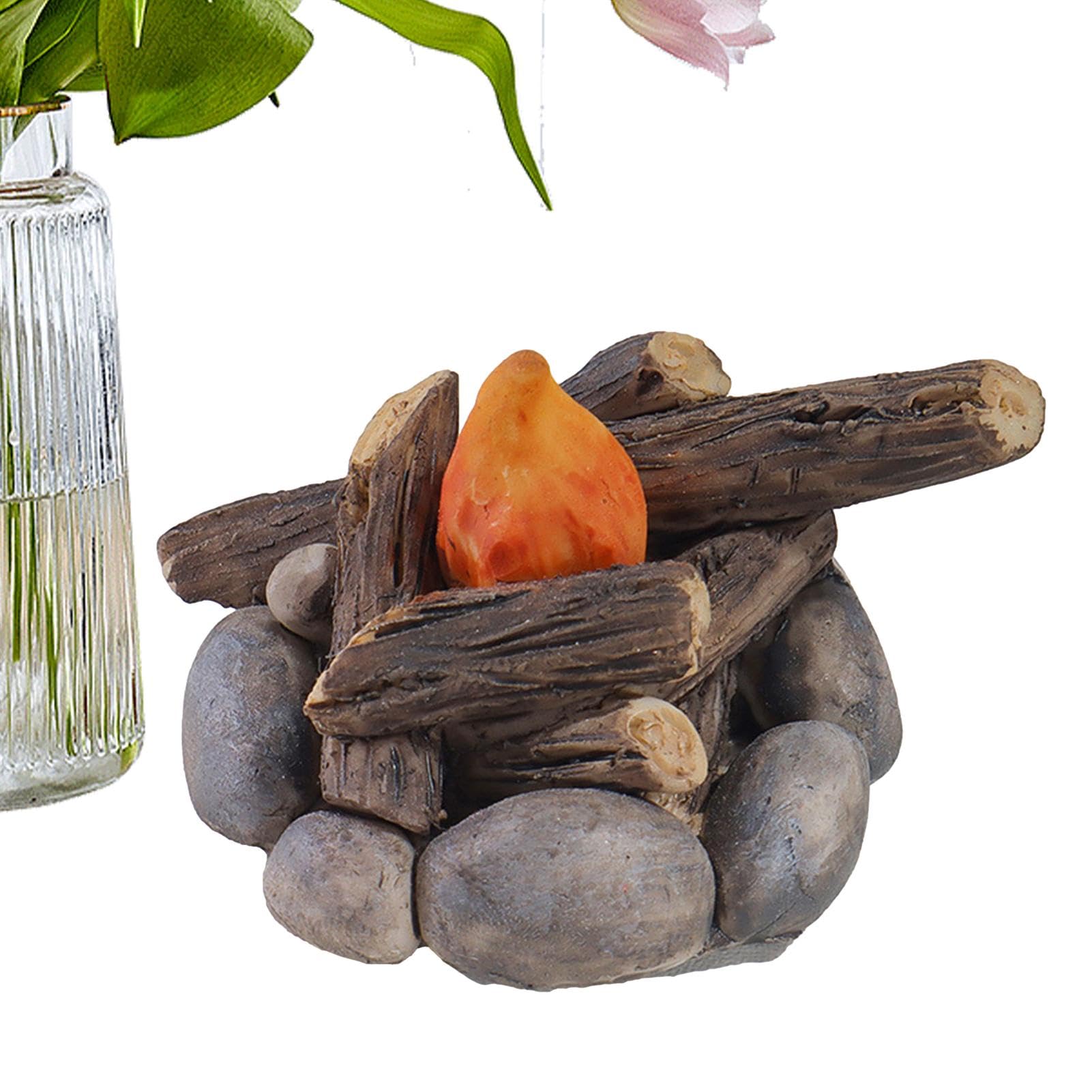 Amazon.co.jp: ミニチュアキャンプファイヤー | 火災模型手芸 | 樹脂