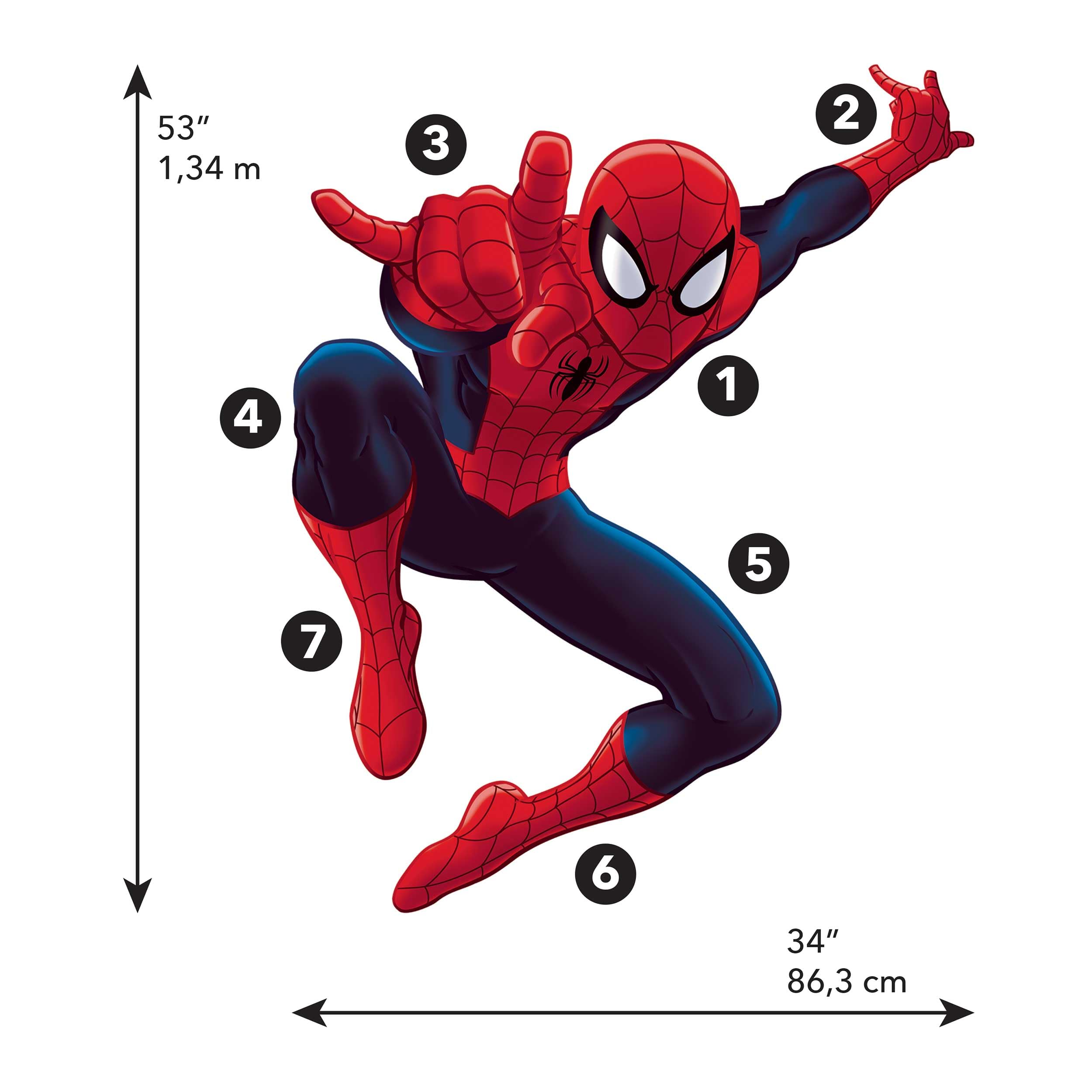 Amazon.com: RoomMates Marvel Ultimate Spider-Man Giant Peel and