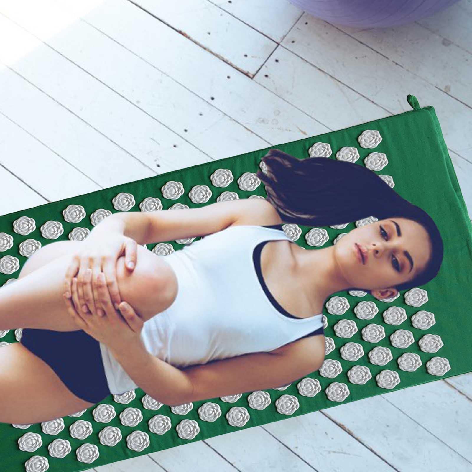 Amazon | シャクティマット指圧スパイクマットヨガ ヨガマット 指圧