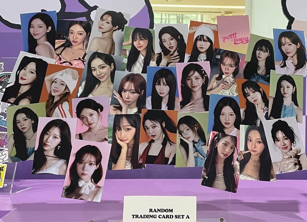 Amazon.co.jp: aespa potd 展示会 MD ランダムトレカ A カリナ 3