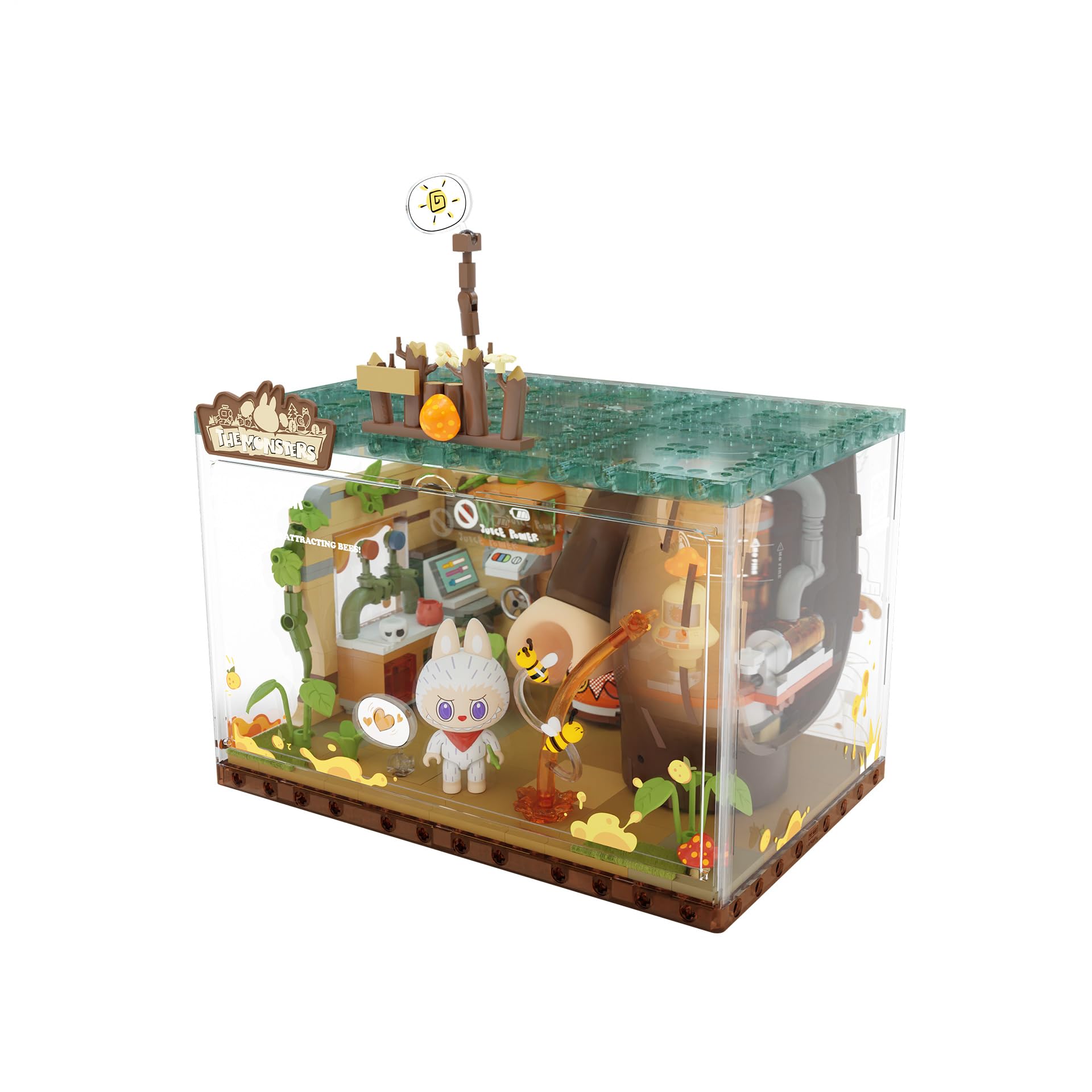 Amazon.com: POP MART The Monsters Forest Secret Base Series Blocks