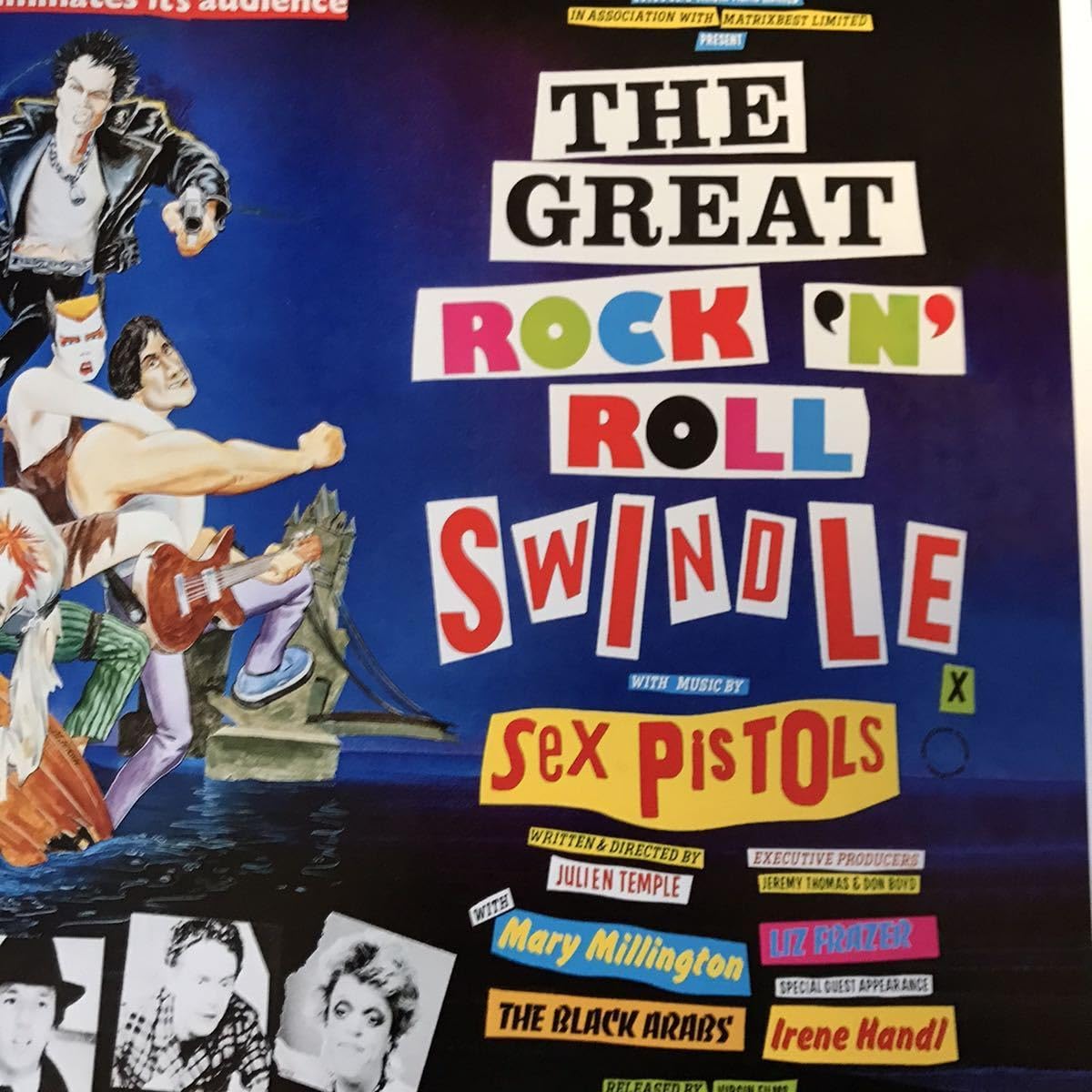 Amazon.co.jp: UK版ポスター『ザグレイトロックンロールスウィンドル