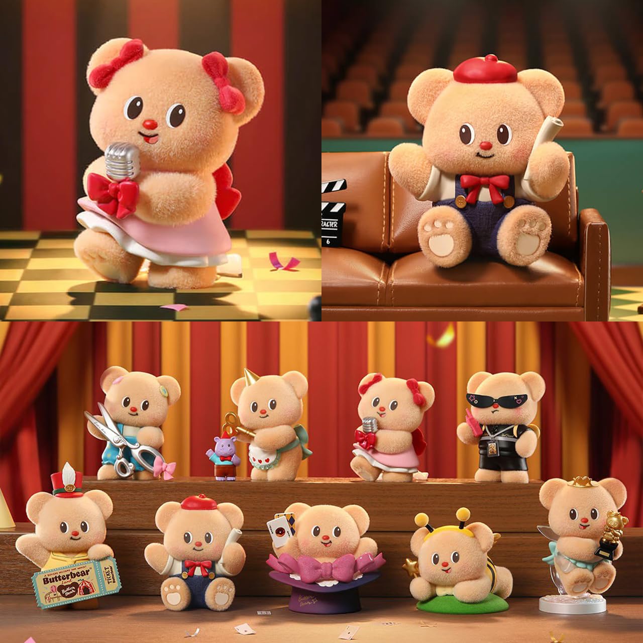 Amazon | Funism バターベア Butter bear アドーラブル インフル