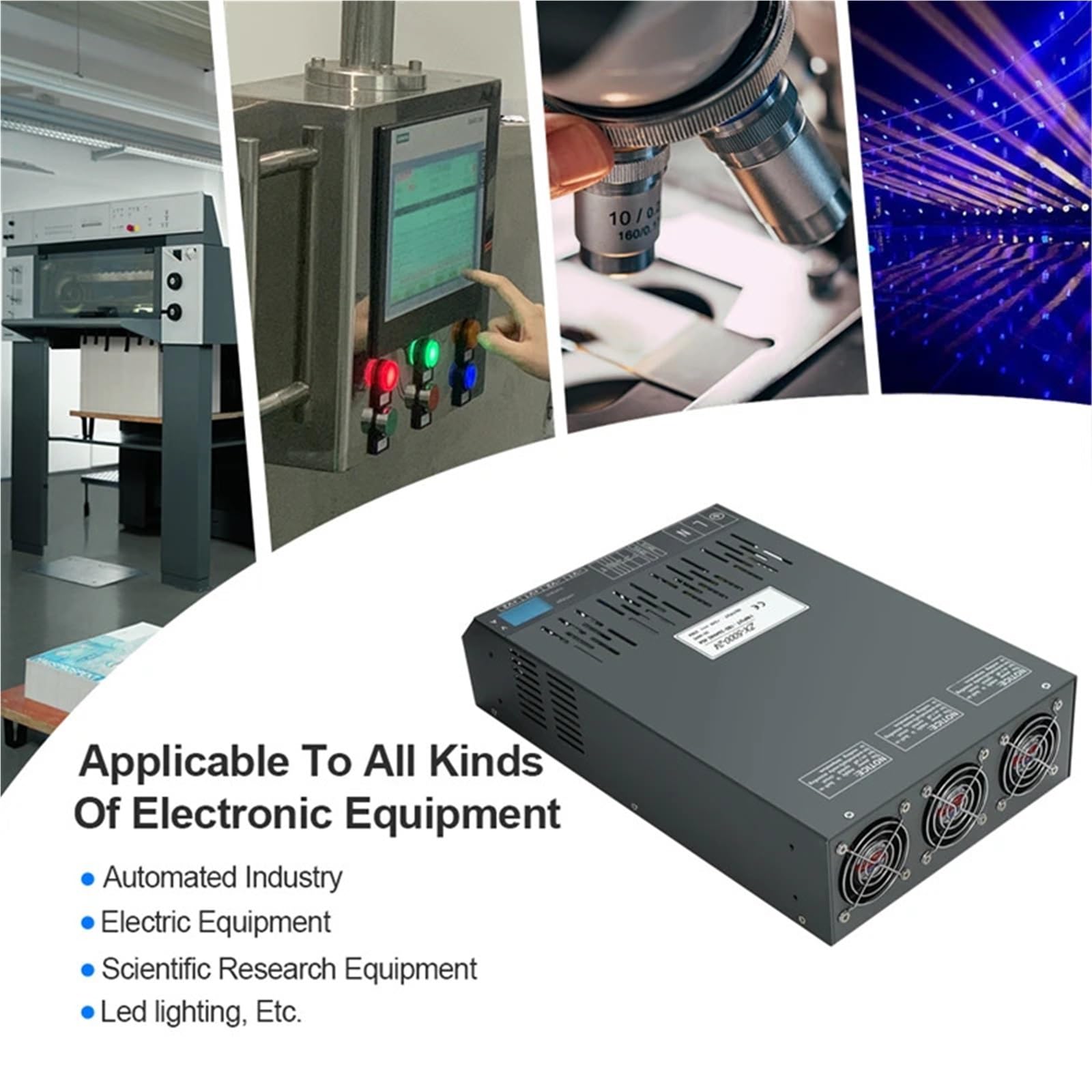 Amazon.co.jp: 5000Wスイッチング電源ディスプレイ画面3セット冷却