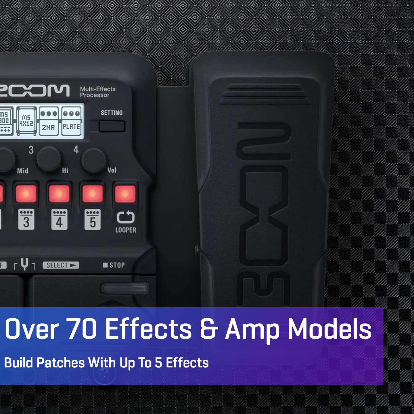 Amazon.com: Zoom G1X FOUR Guitar Multi-Effects Processor with