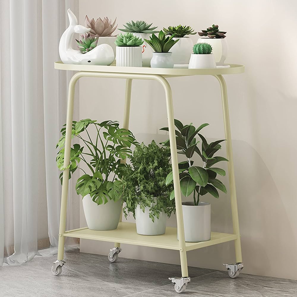 Amazon | フラワースタンド プランタースタンド キャスター付き花台