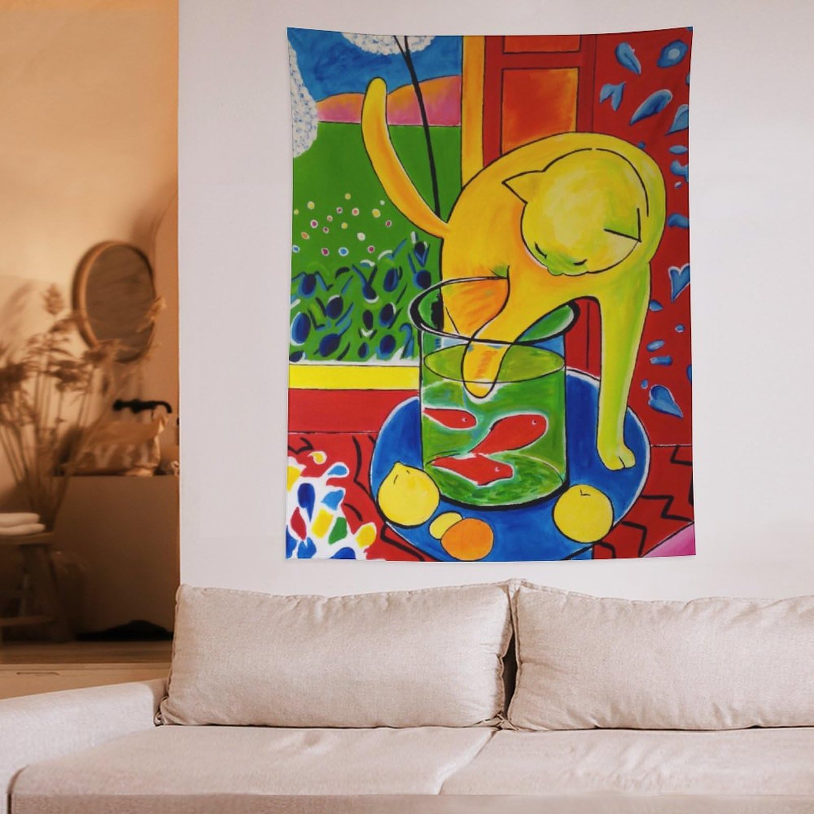 Amazon.co.jp: Henri Matisseアンリ・マティス画家の作品「金魚を