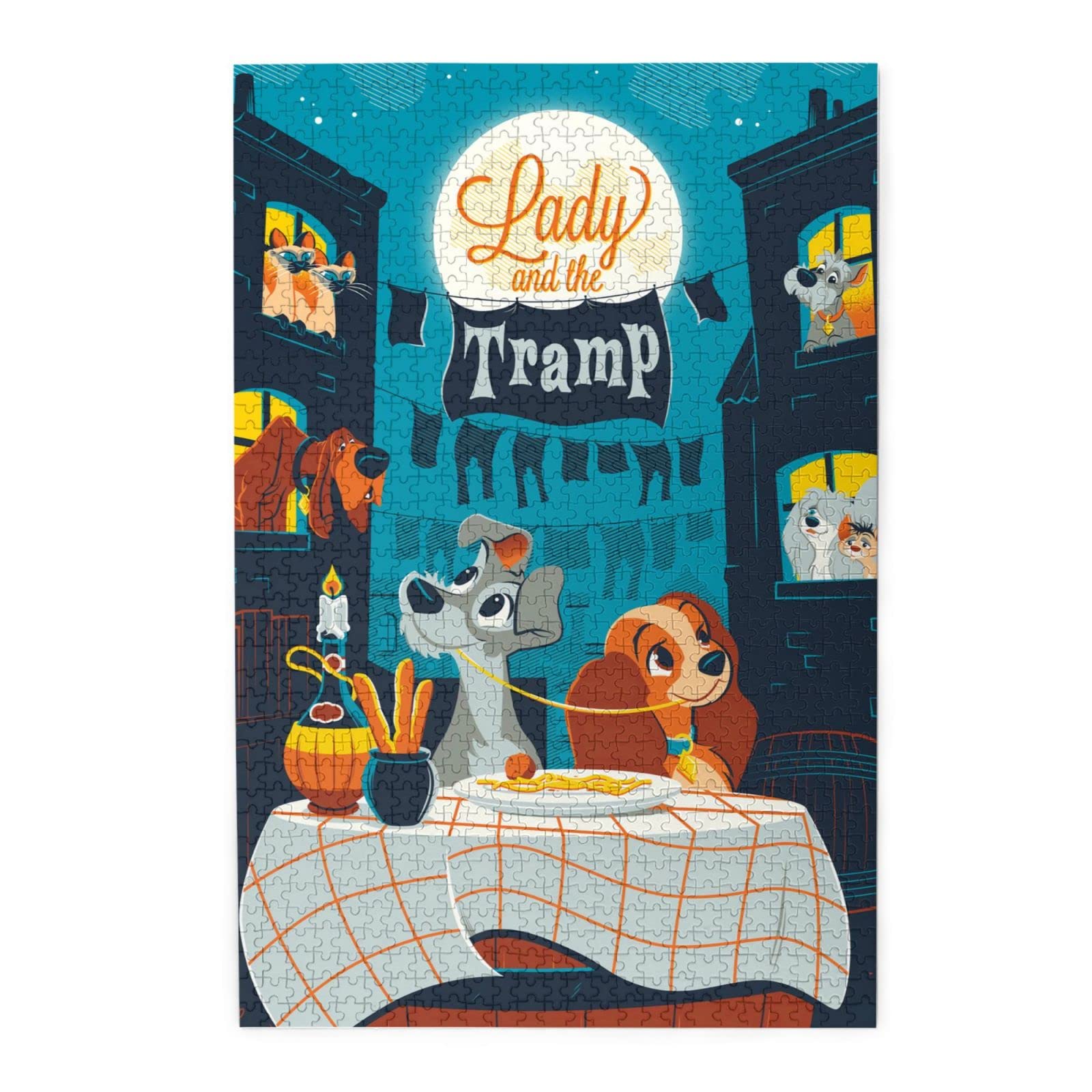 Amazon.co.jp: パズルわんわん物語(1) アニメ ジグソーパズル 木製