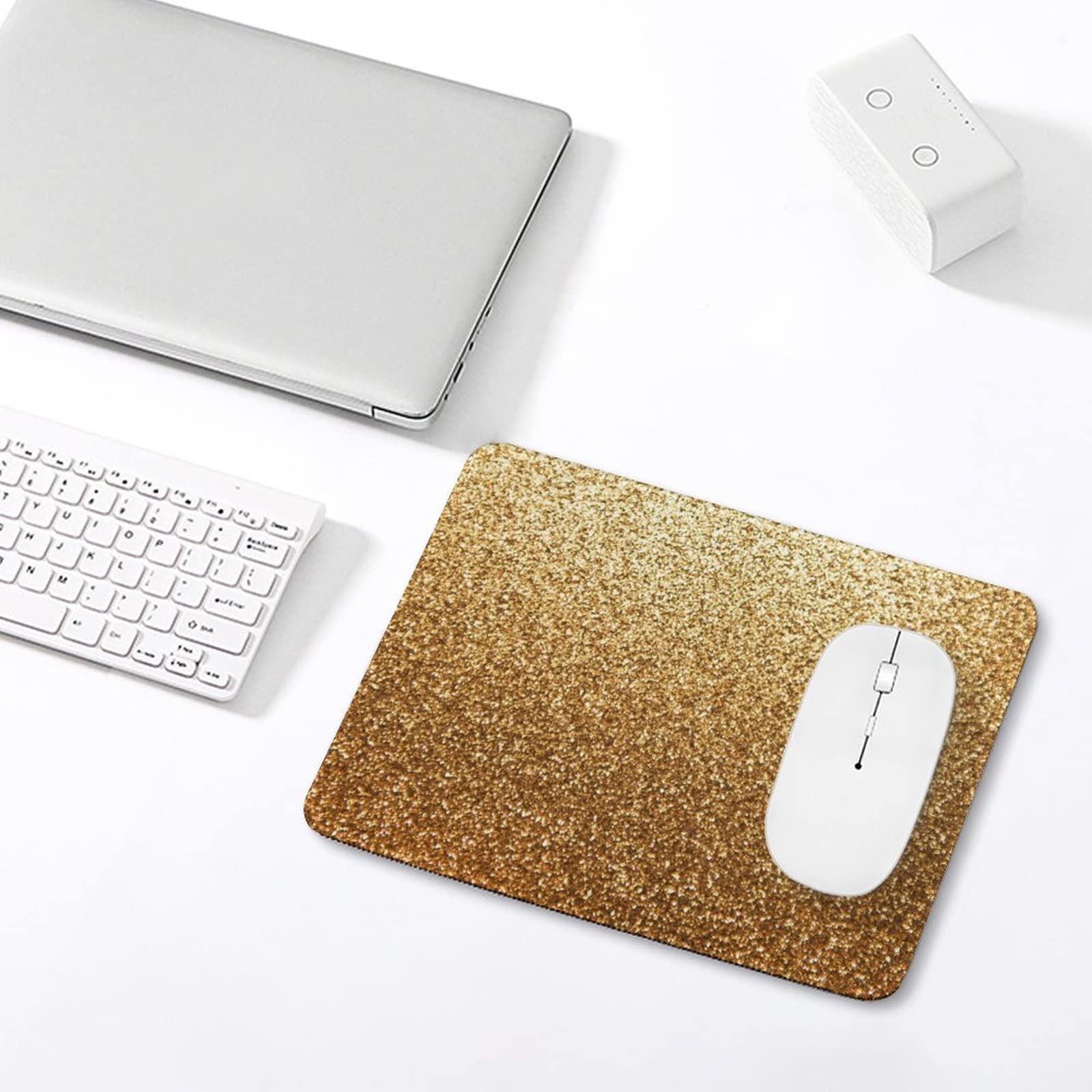 Amazon.co.jp: マウスパッド ゴールドダスト きらめく 金色 ゲーミング