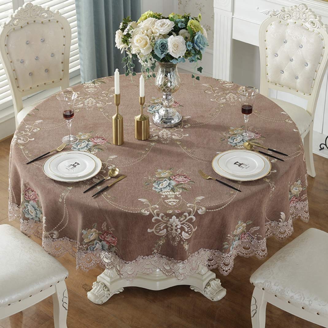 Amazon｜テーブルクロス R280cm テーブルカバー 刺繍入り ファッション