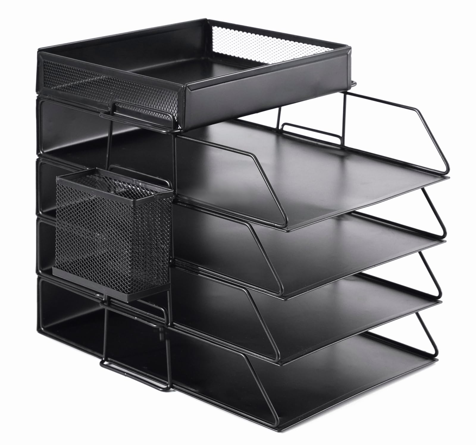 Amazon.co.jp: FIRSTCHOICE 書類トレー 5段 書類ケース 書類整理 A4