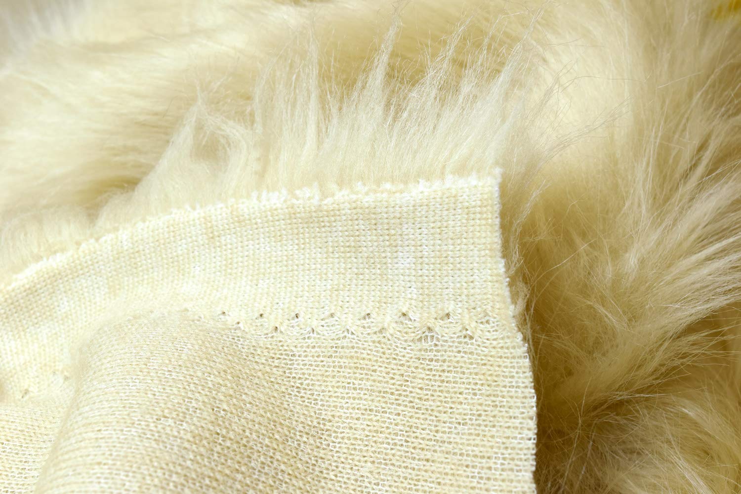 フェイクファー 毛足長め ベージュ 2m 【公式通販】