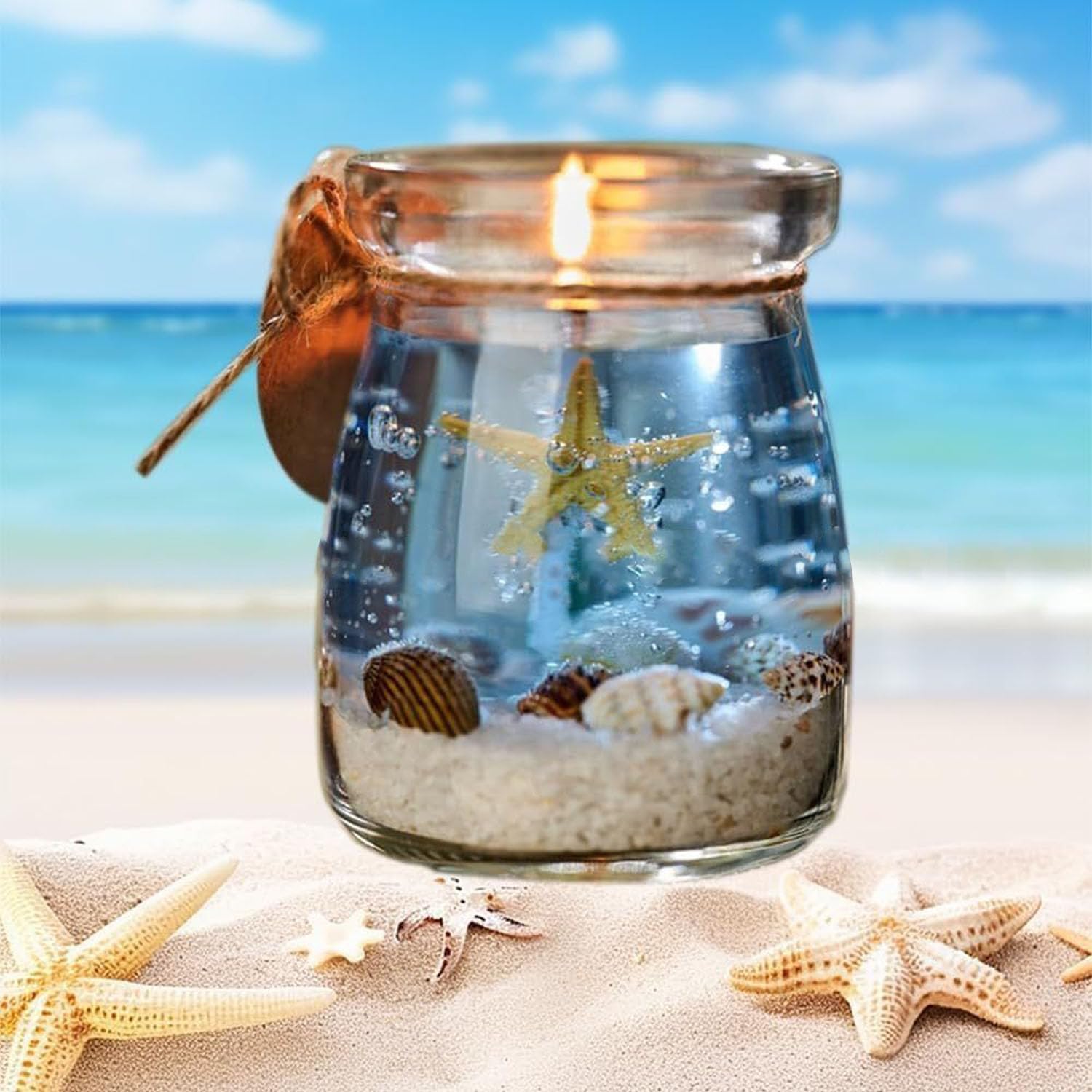 Amazon.co.jp: 海をテーマにしたジェルキャンドル、海をテーマにした