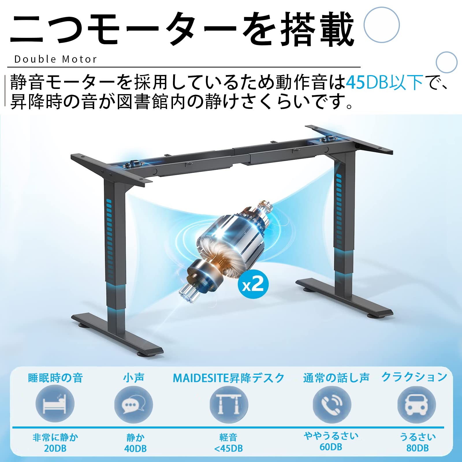Amazon | Maidesite T2 pro plus 電動昇降デスク パソコンデスク