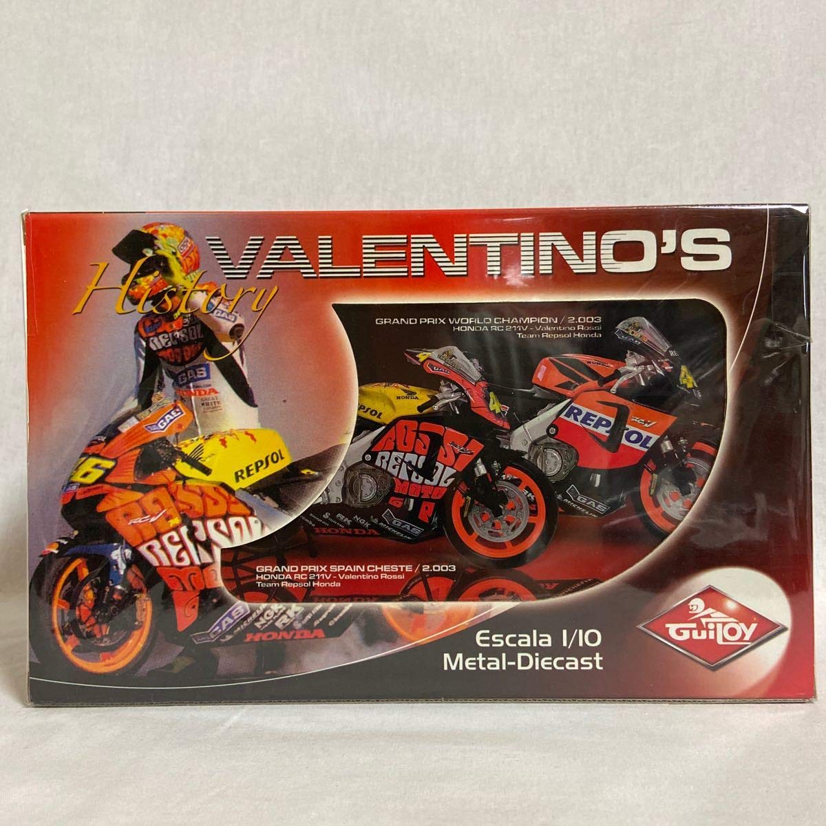 Amazon | GuiLoy 1/10 aprilia RSV250 Valentino Rossi #46 ワールド