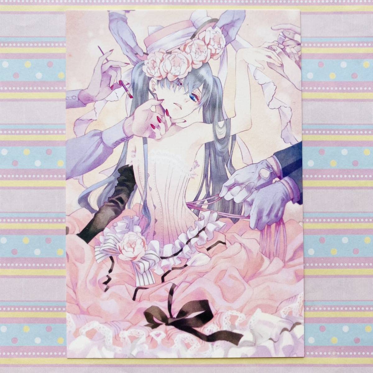 Amazon | 黒執事 黒執事展 -Rich Black- ポストカード/シエル/駒鳥 w