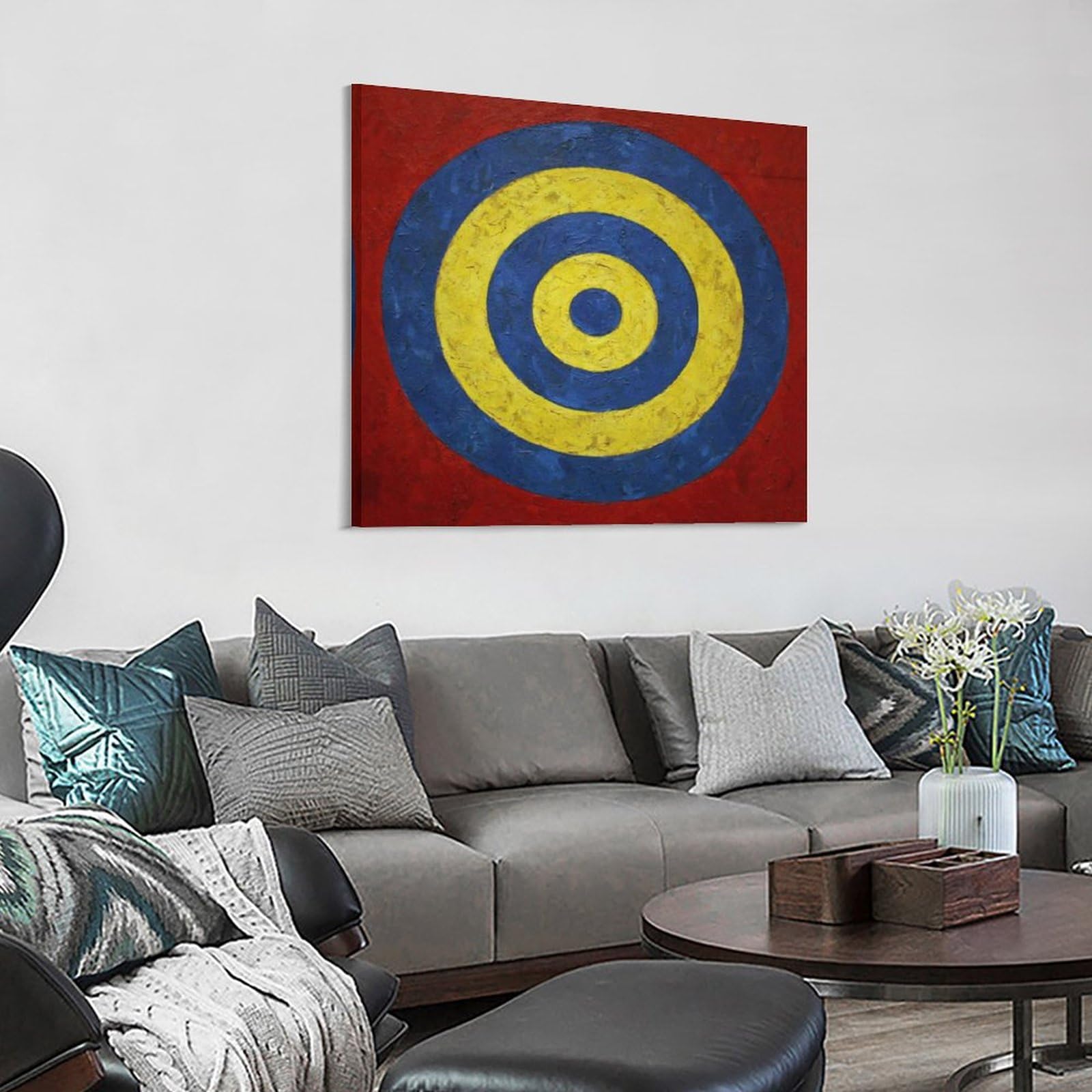 Amazon.co.jp: Jasper Johnsジャスパー・ジョーンズ《標的》ポスター