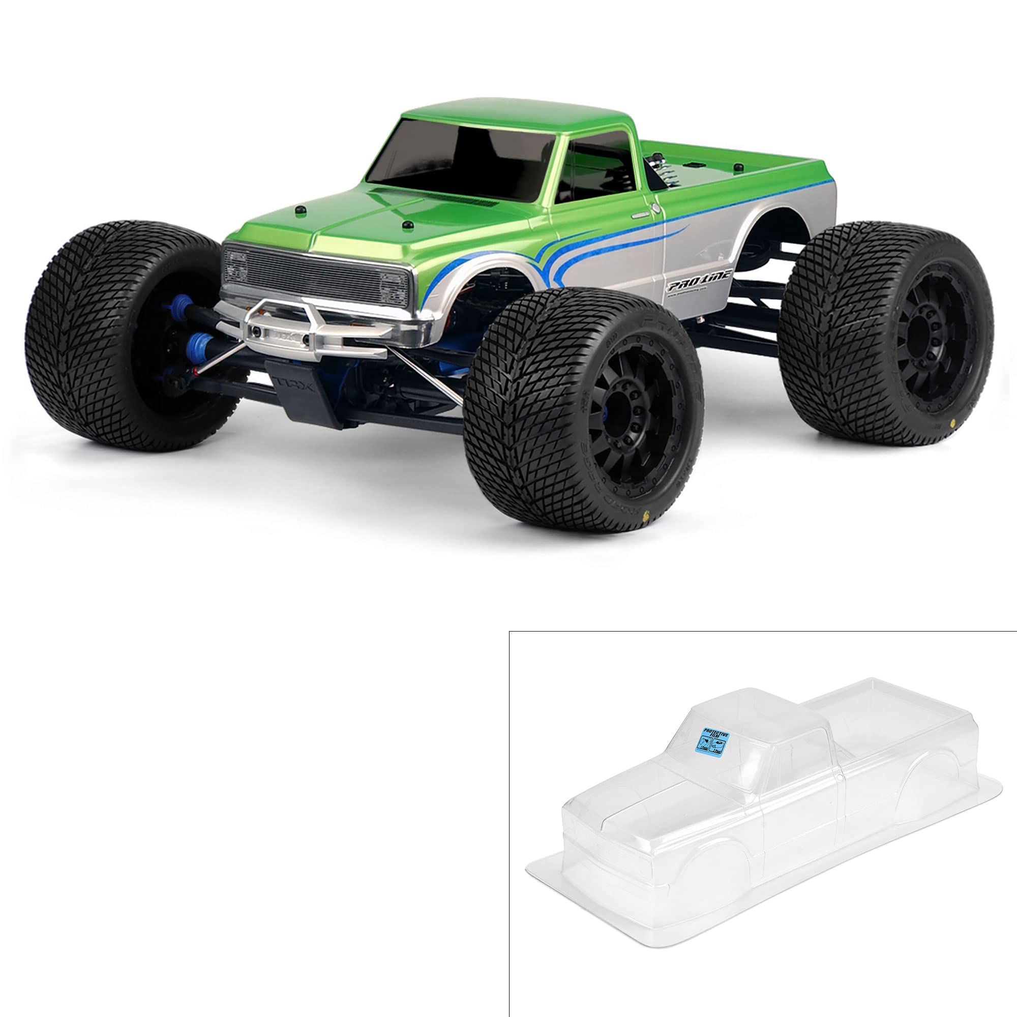 Amazon.com: Pro-Line Racing 72 Chevy C10 Long Bed Body ClearRevo