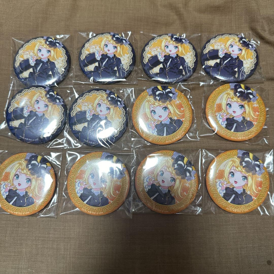 Amazon.co.jp: VOCALOID ピアプロ ビビットくじ 鏡音リン 缶バッジ 12