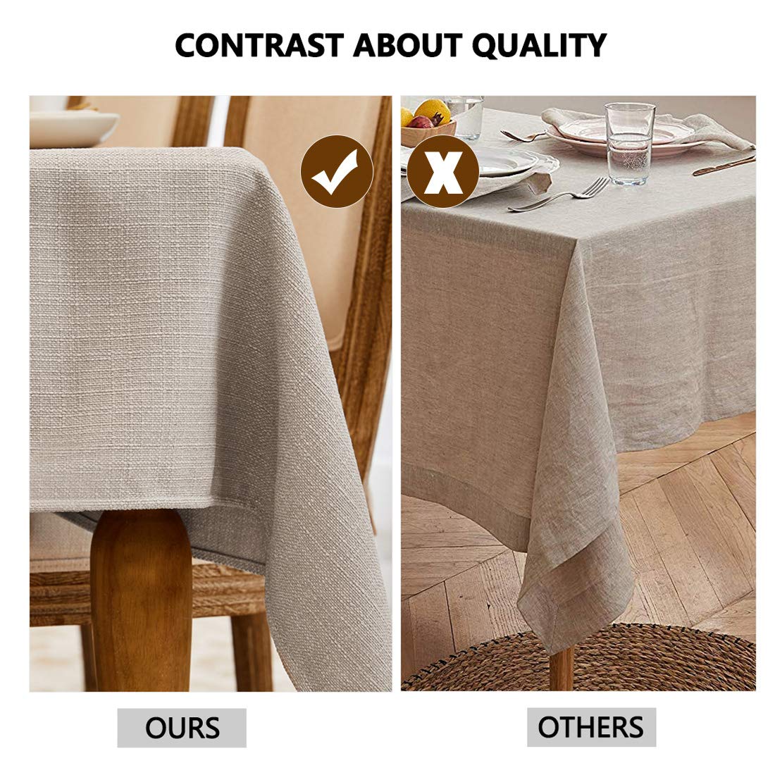 Amazon｜WAITER TREE テーブルクロス テーブルカバー 無地 防水マット