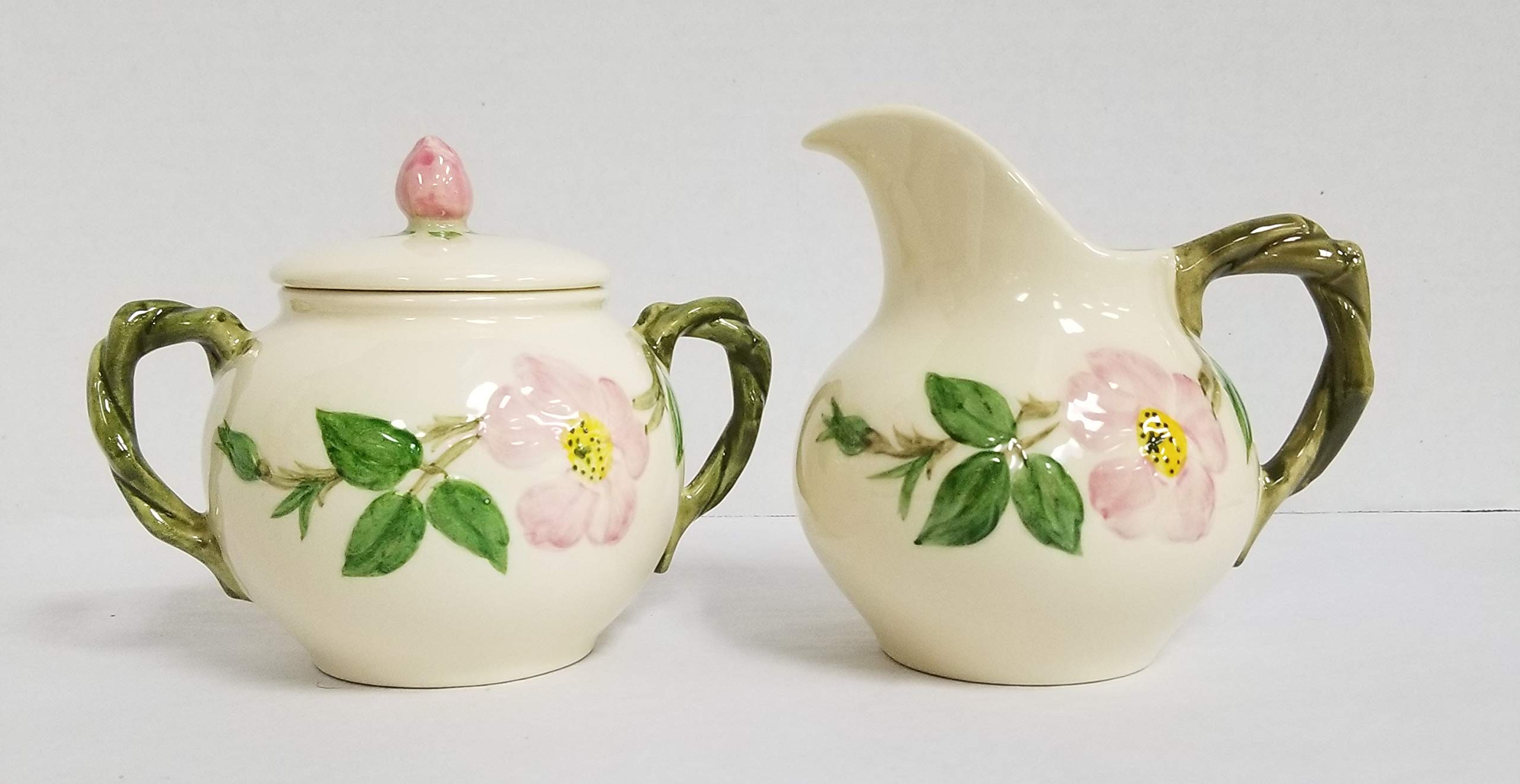 Amazon.com | Vintage Franciscan Desert Rose Cream and Sugar Set