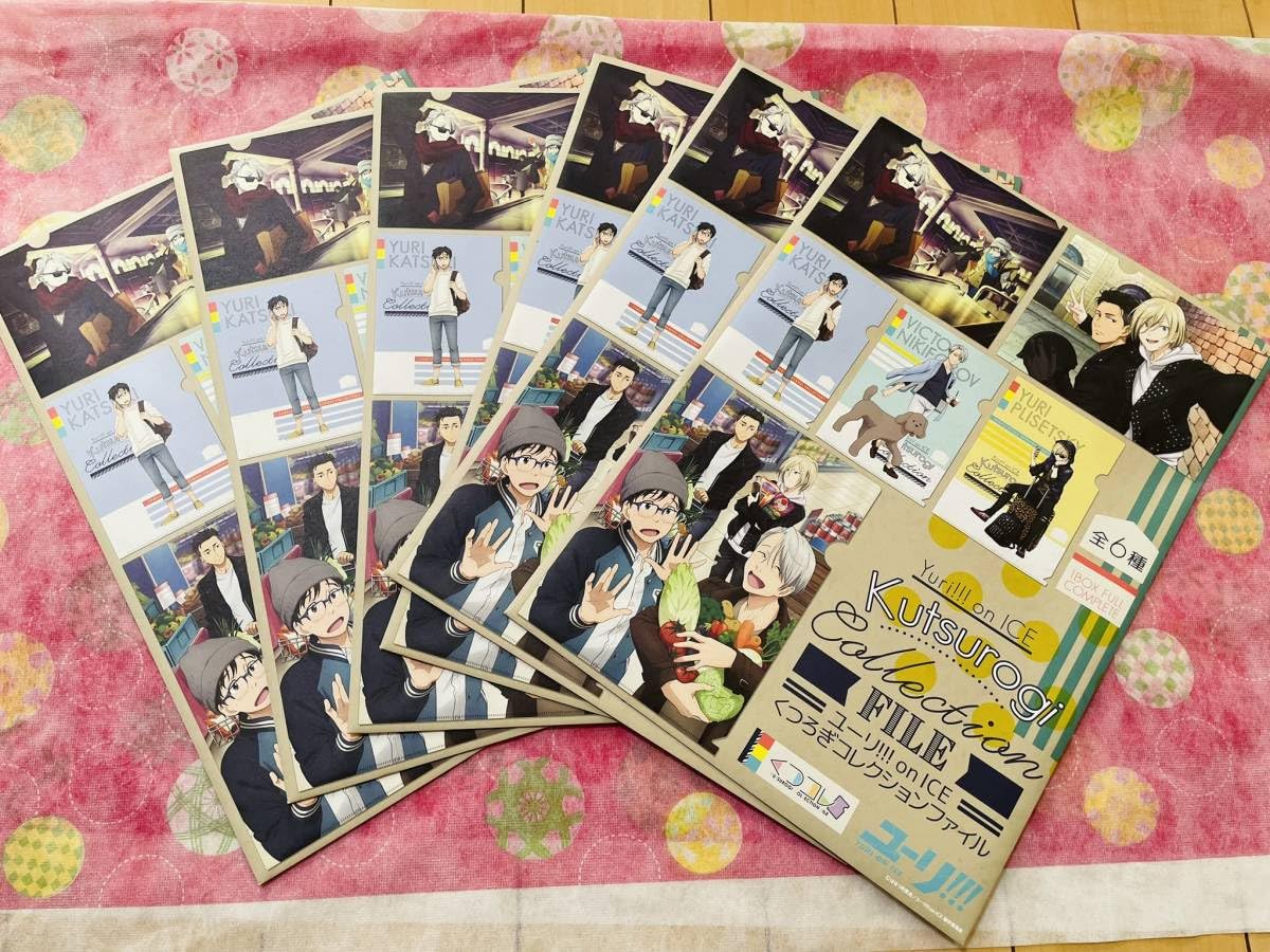 Amazon.co.jp: ユーリ on ICE 日常風景：A4クリアファイル：6枚セット