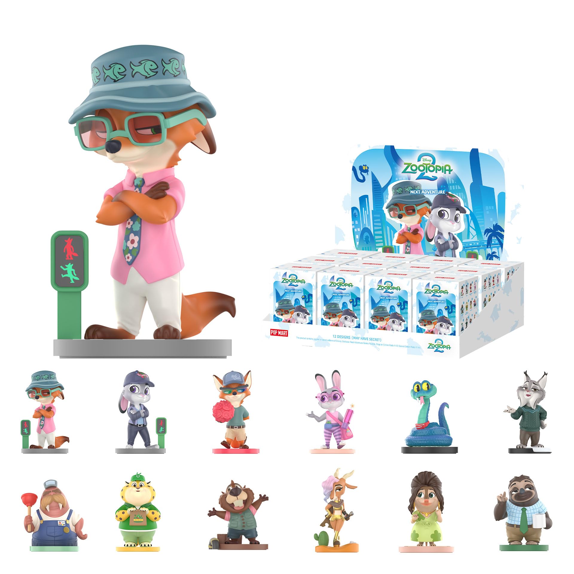 Amazon.com: POP MART Disney Zootopia: Next Adventure Series Blind