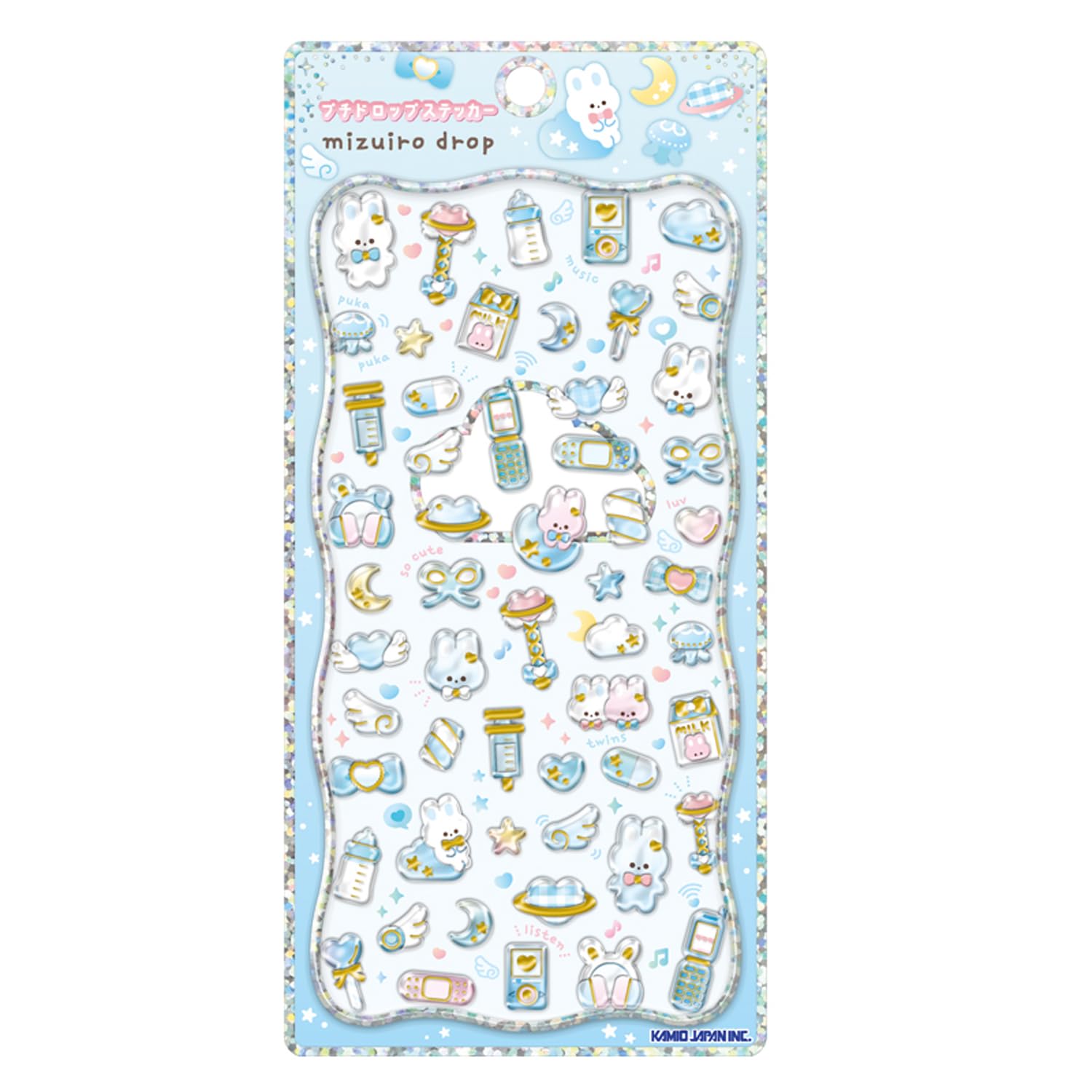 Amazon | カミオジャパン ステッカー プチドロップステッカー みずいろ