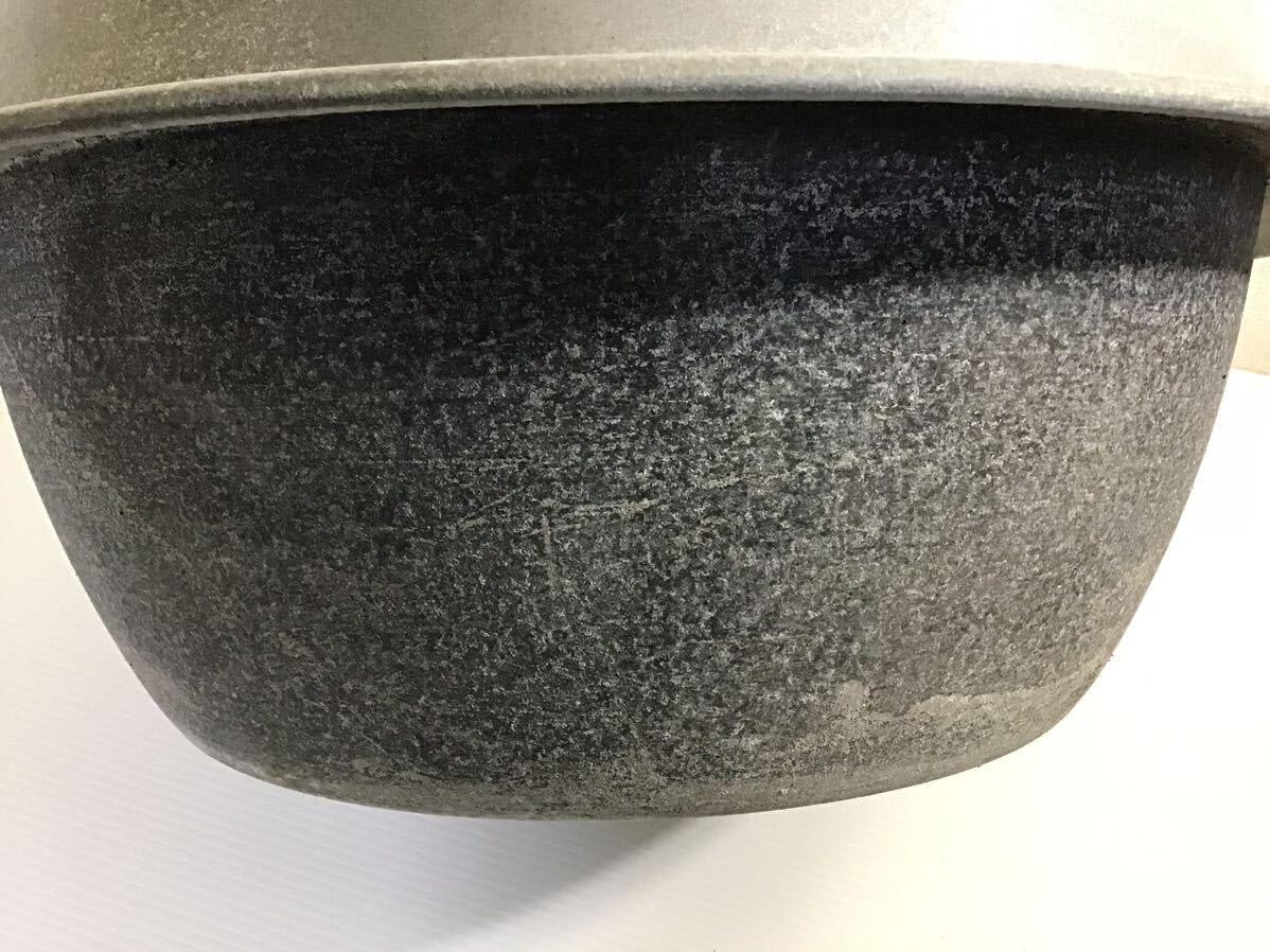 Amazon | 大型昭和レトロ羽釜木蓋付内径39cm深さ30cmはがま炊飯鍋