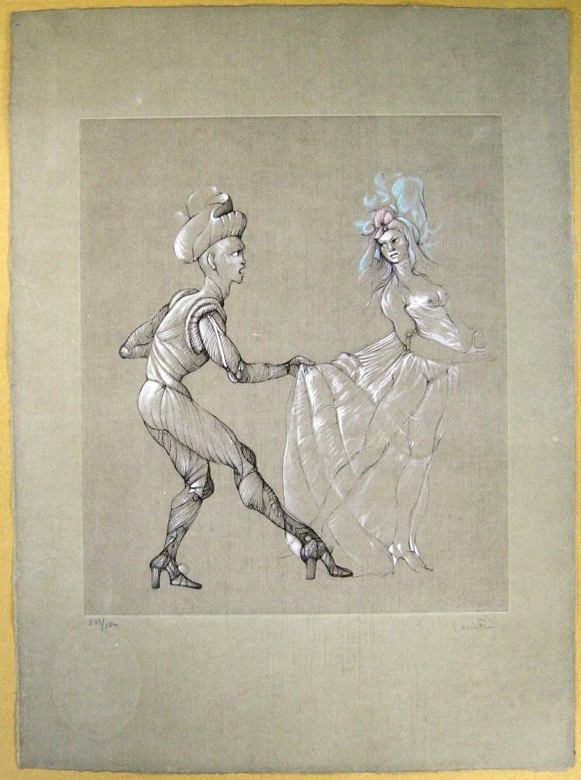 レア物 版画 レオノール・フィニ 貞淑な女です（エッチング） レア物