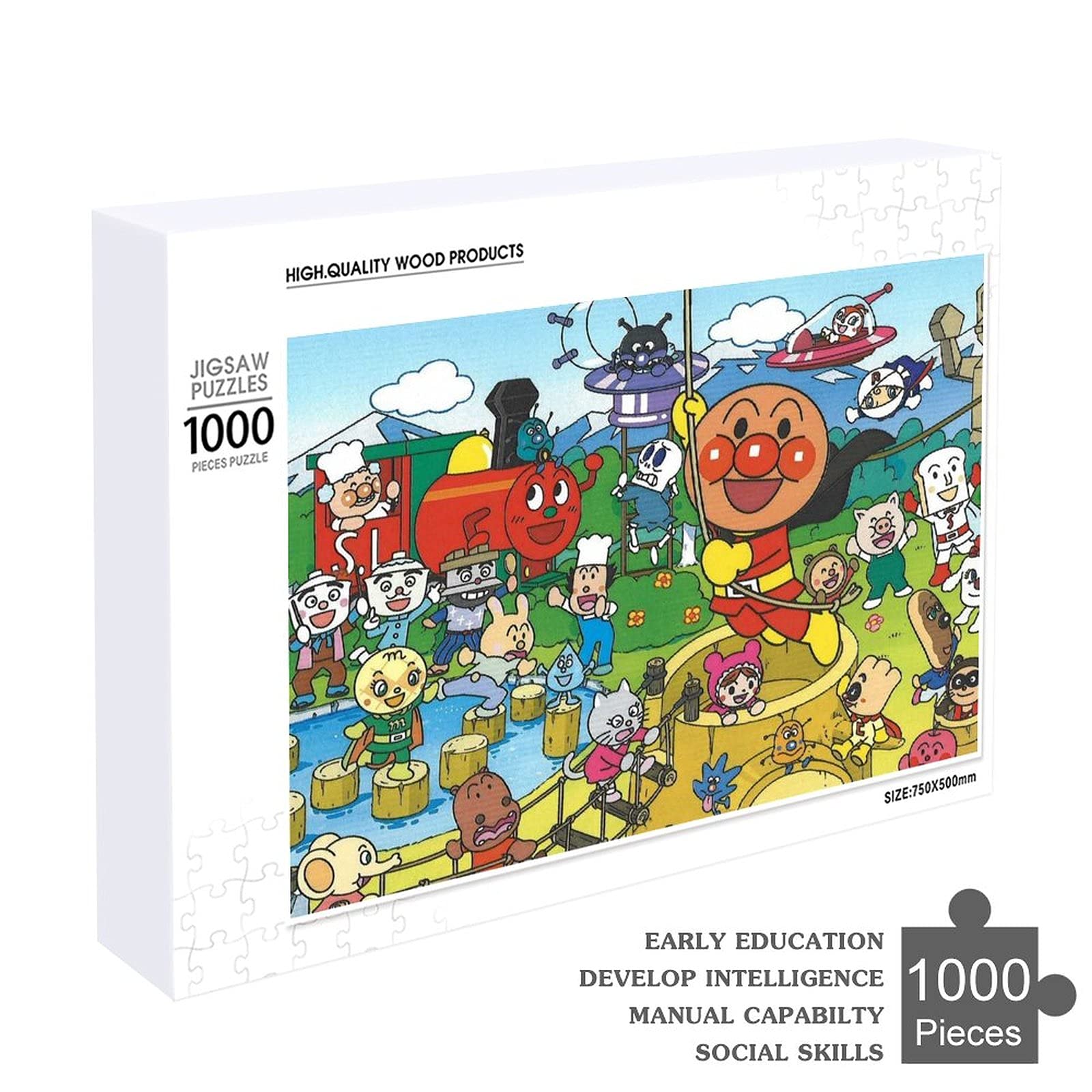 Amazon.co.jp: アンパンマン 1000ピース 500ピース 子供用知育玩具